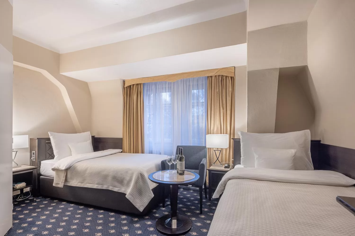 Bedroom, Bed in Pytloun Old Armoury Hotel Prague, Stará Zbrojnice