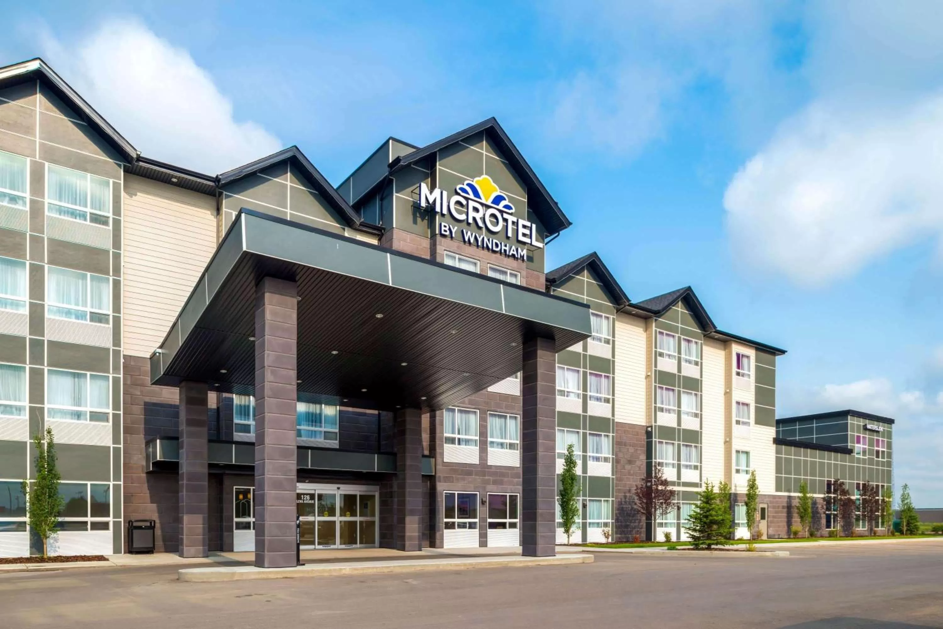 Property building in Microtel Inn & Suites by Wyndham Red Deer