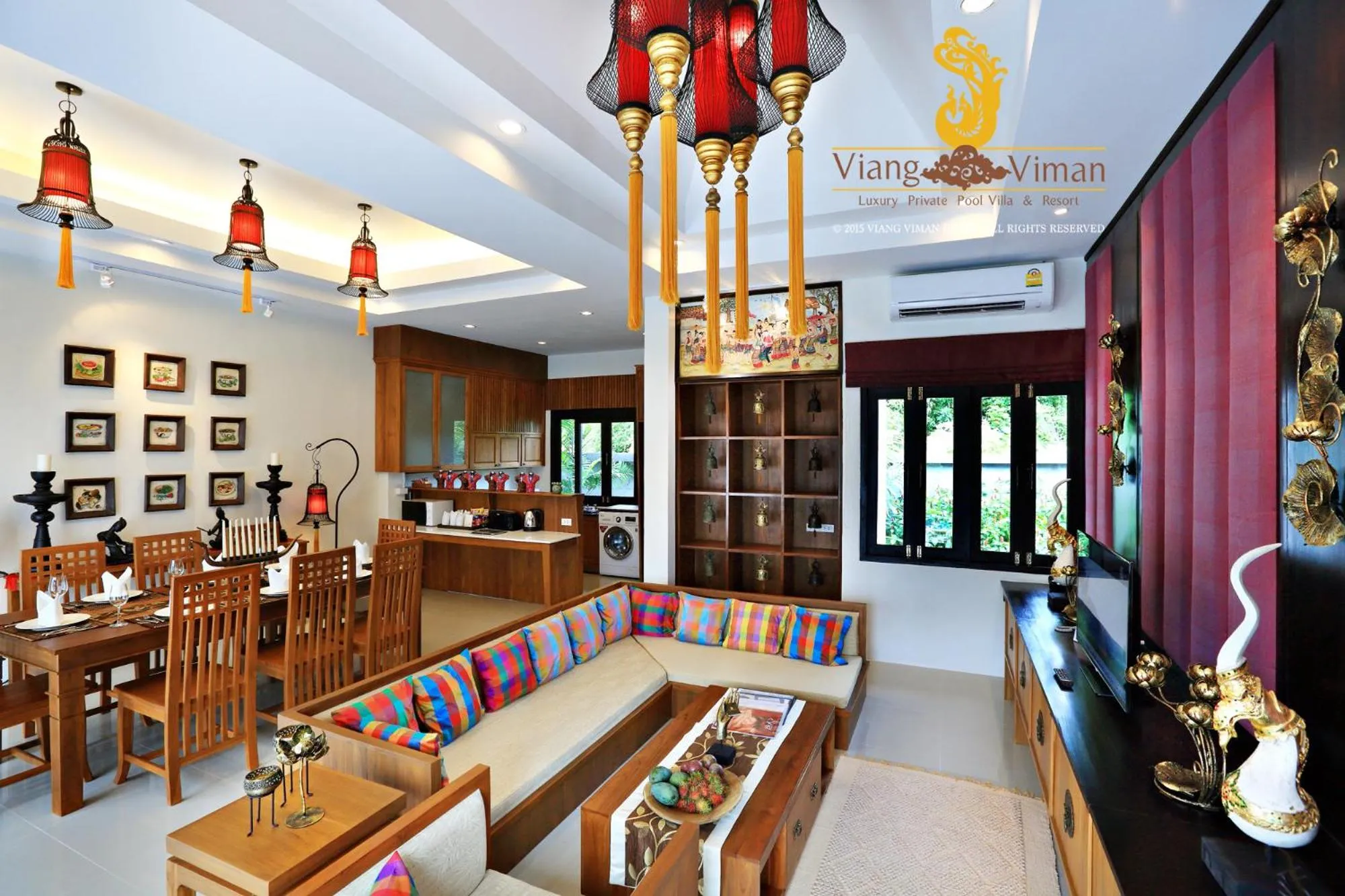 TV and multimedia in Viangviman Luxury Resort, Krabi