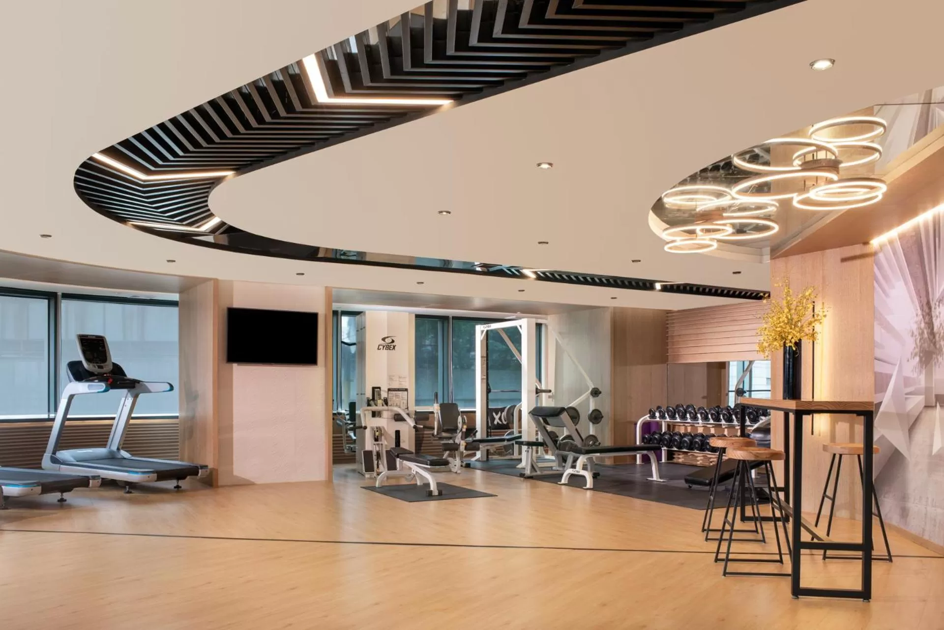 Fitness centre/facilities in Pullman Shanghai Central