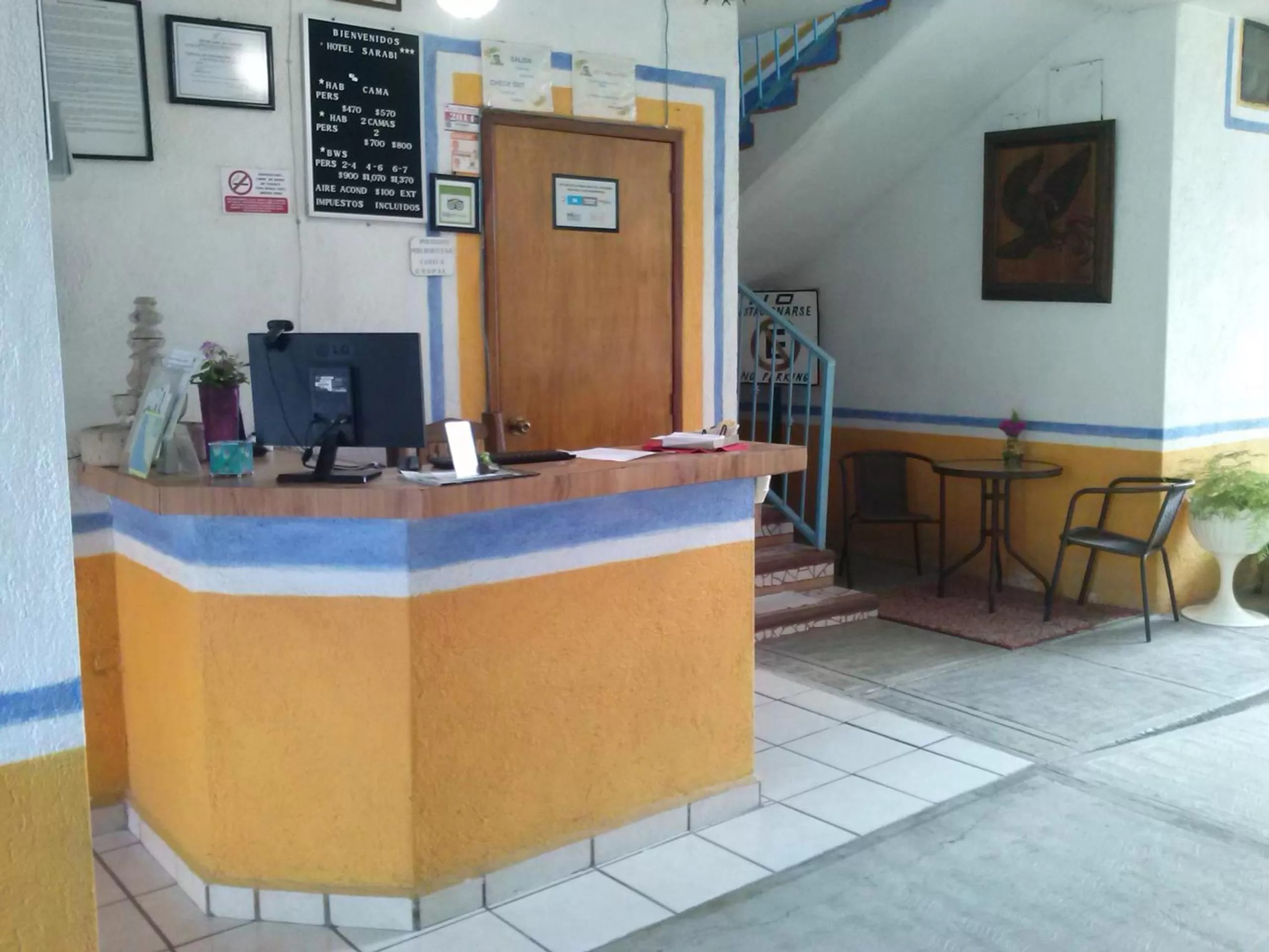 Lobby or reception in Hotel Sarabi