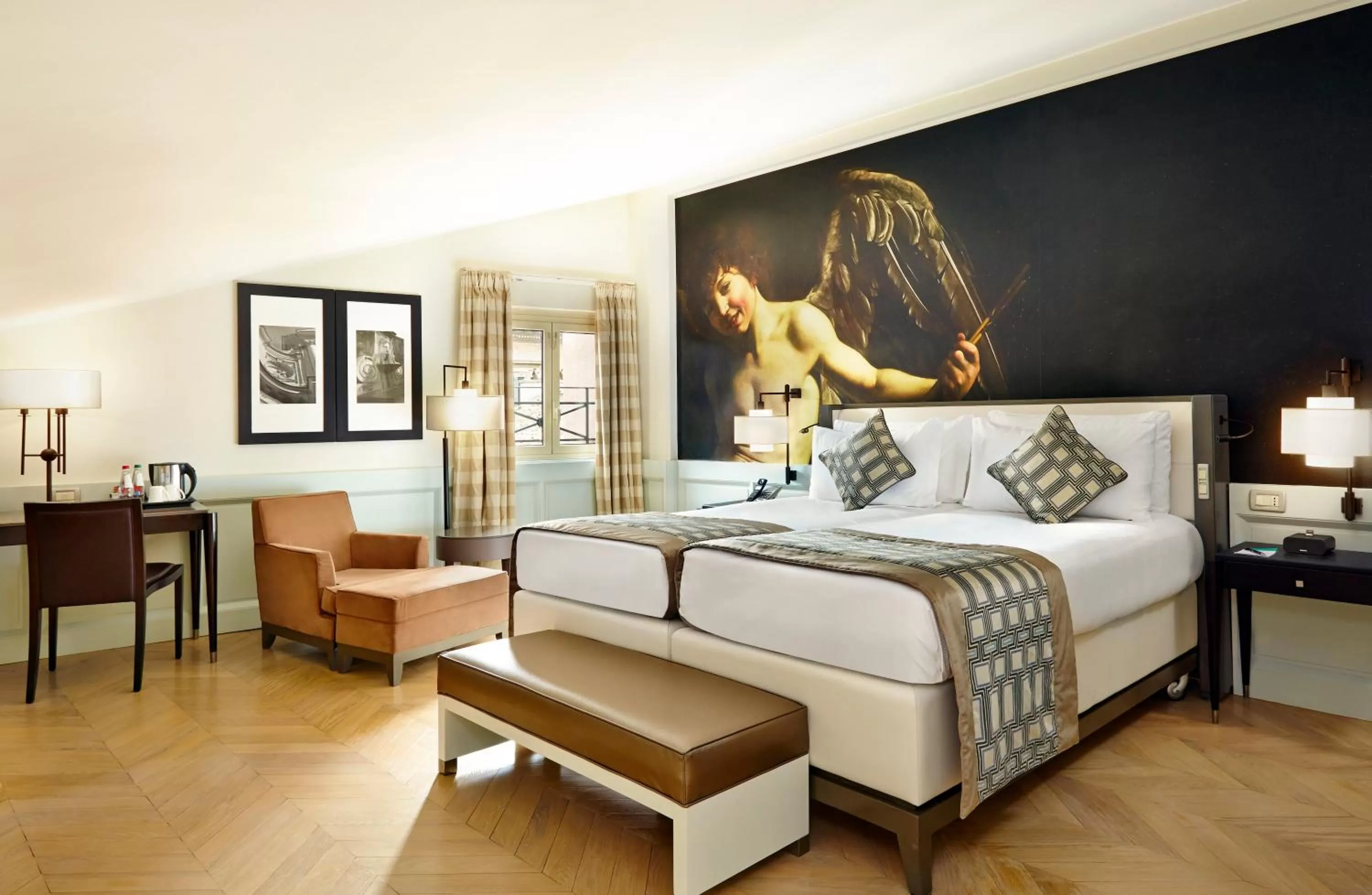 Photo of the whole room, Bed in Hotel Indigo Rome - St. George by IHG