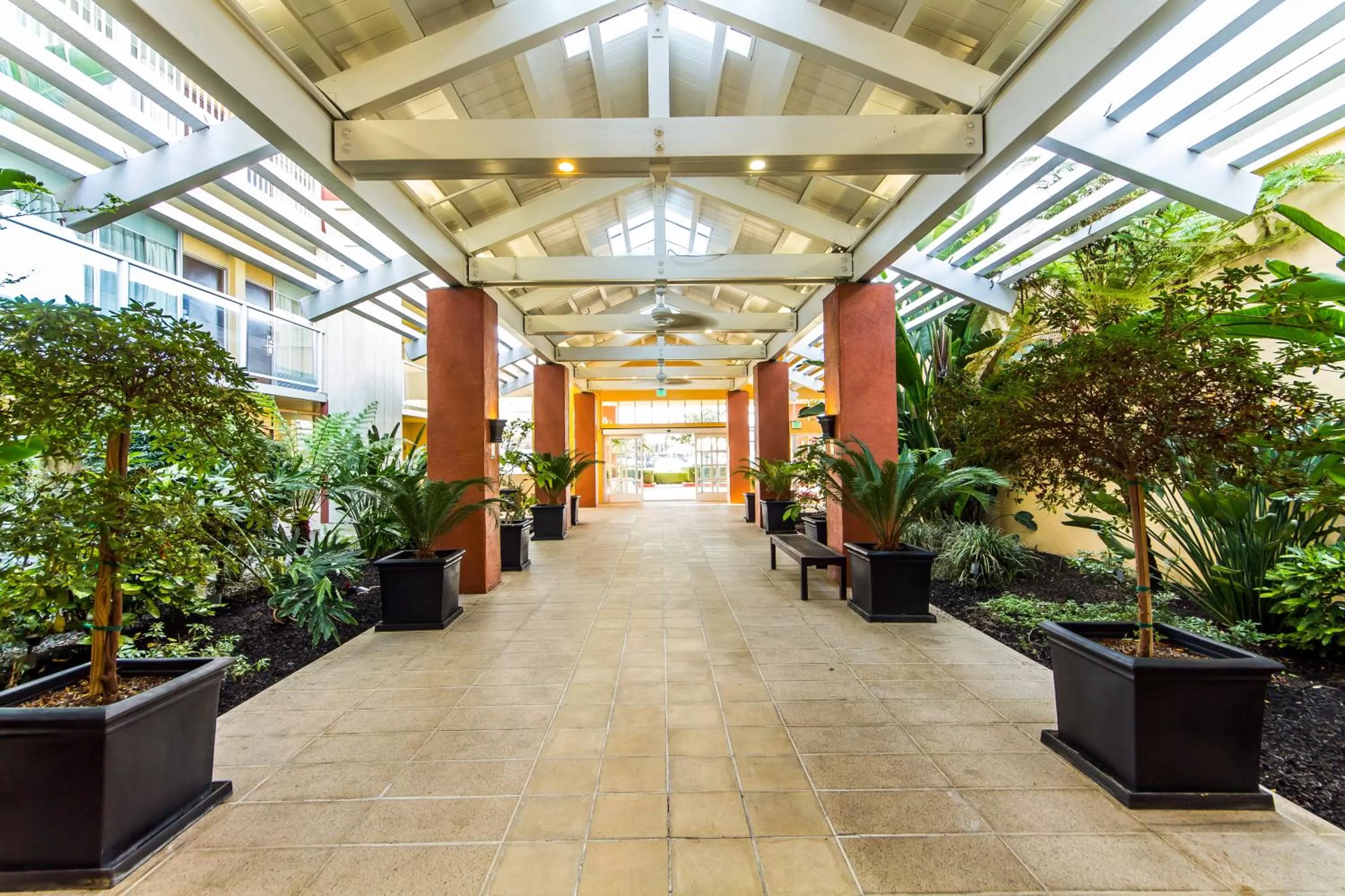 Garden view in Clarion Hotel Concord-Walnut Creek