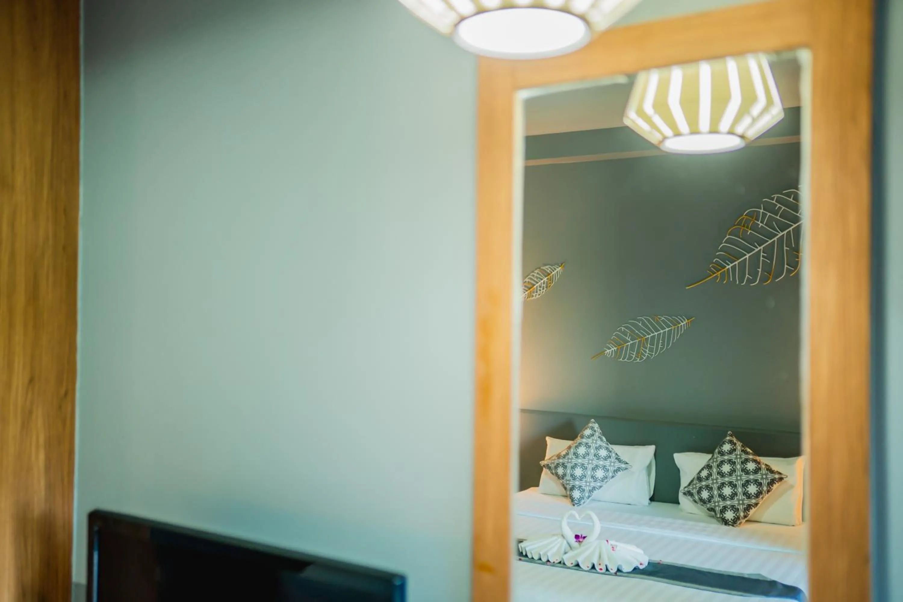 TV and multimedia, Bed in The Rubber Hotel Phuket