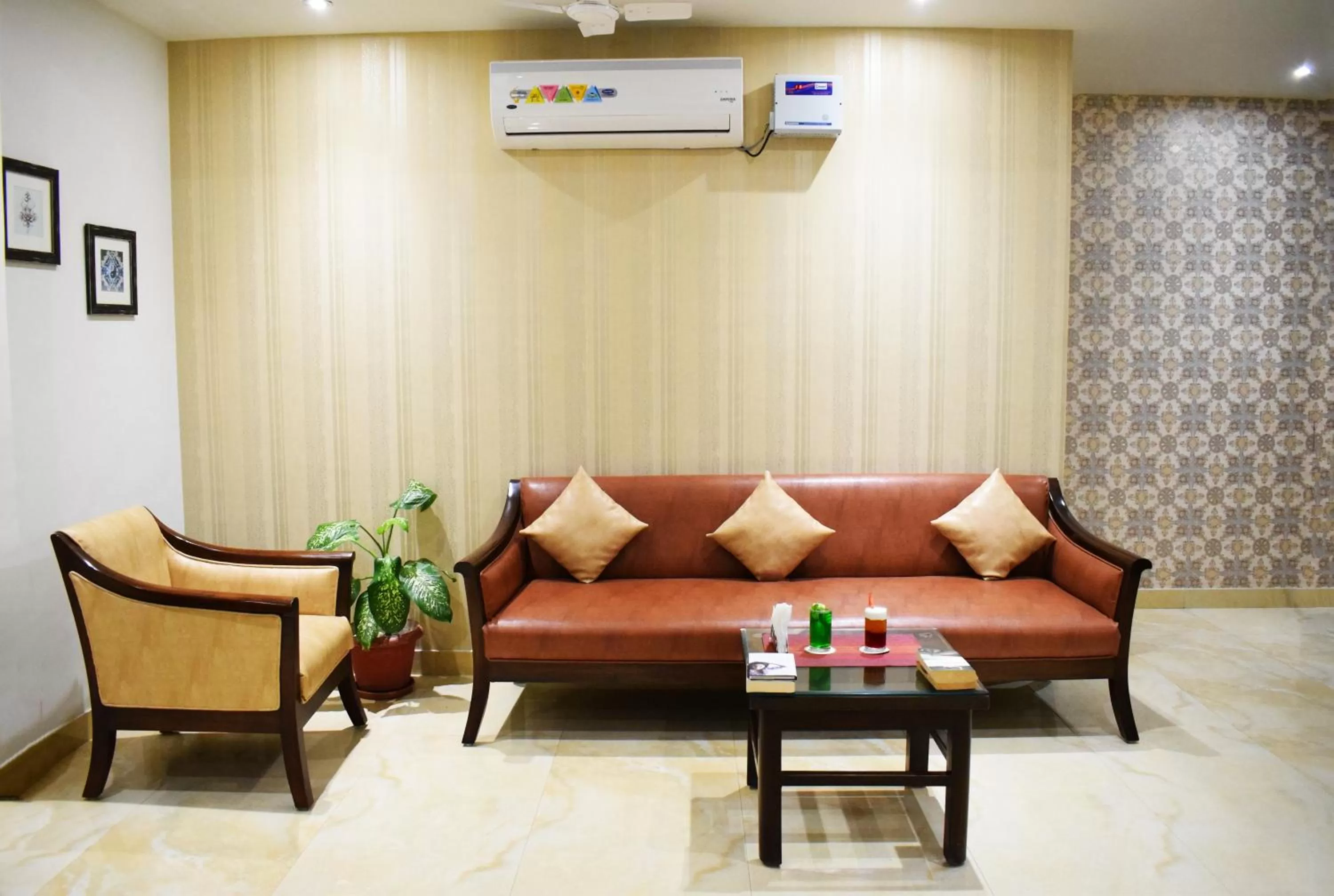 Living room in Hotel Green View - Behind Pramarth Niketan