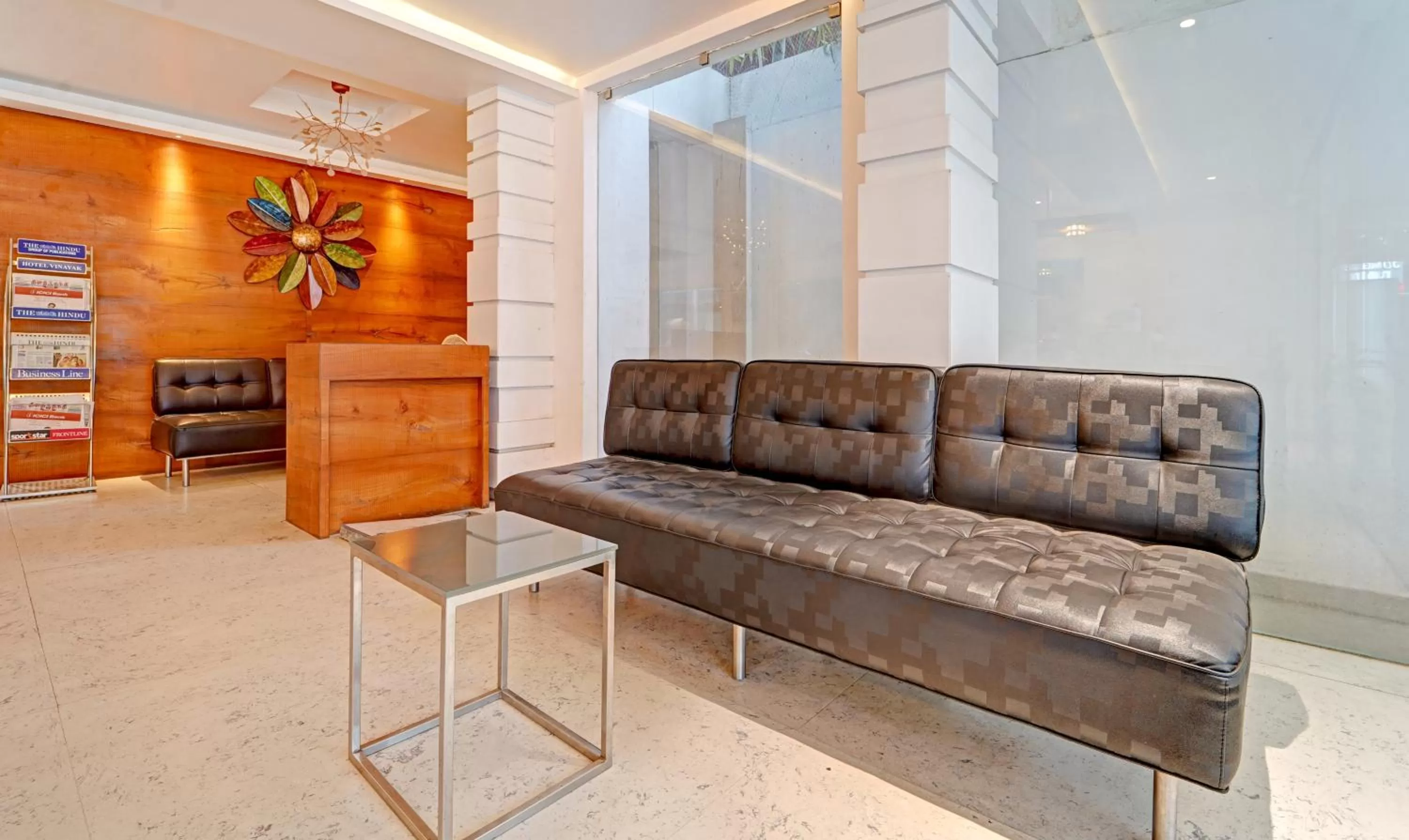 Seating area in Treebo Vinayak Inn, 600 Mts From Coimbatore Railway Station