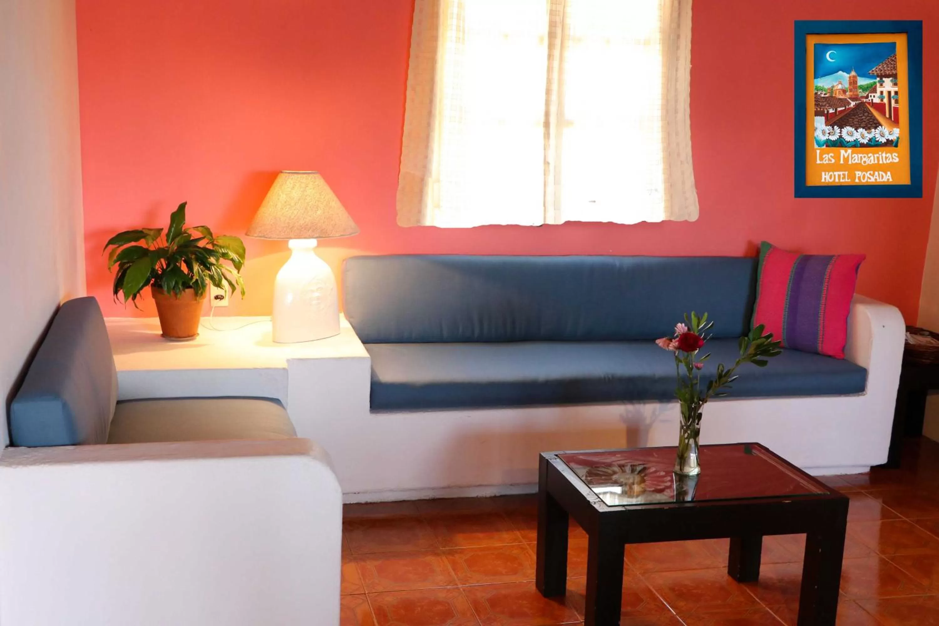 Decorative detail, Seating Area in Las Margaritas Hotel Posada
