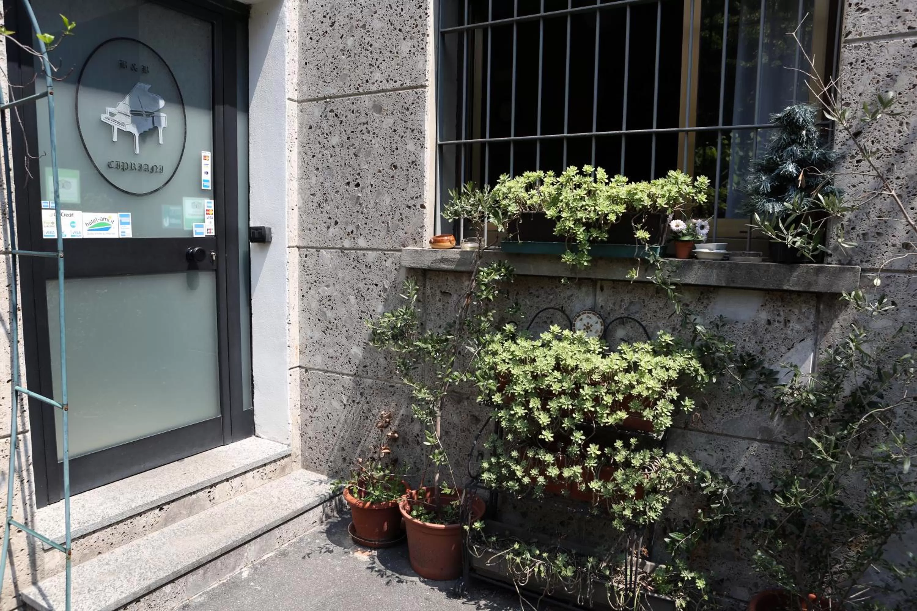 Facade/entrance in Hotel Bicocca
