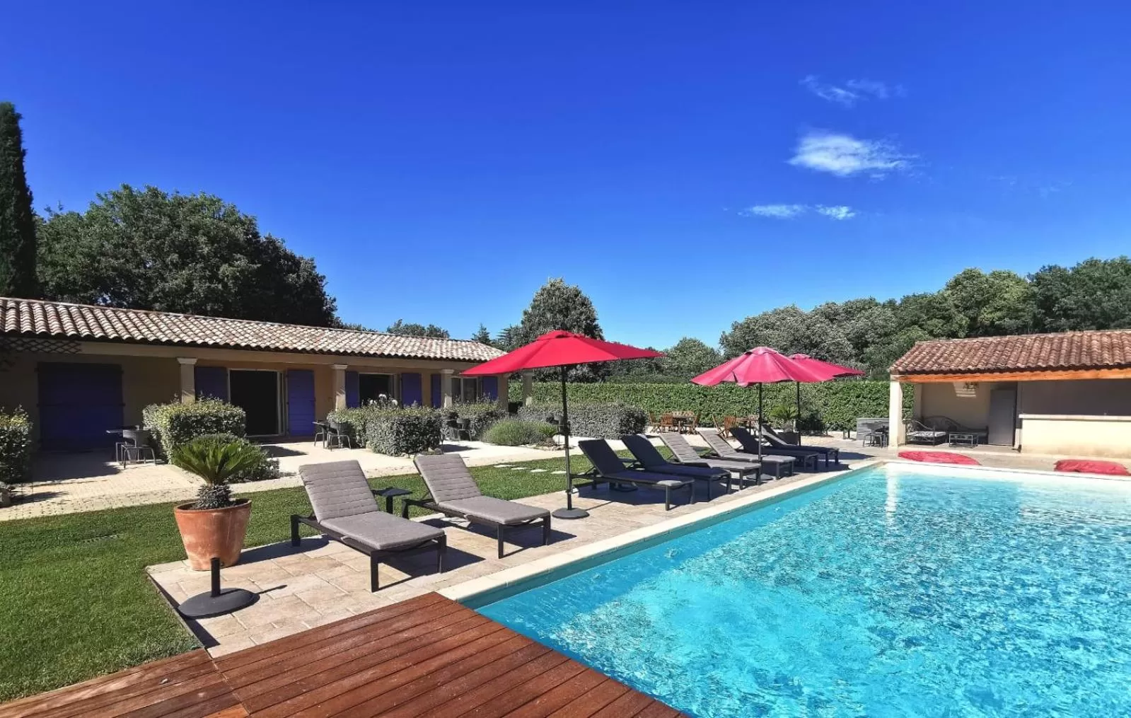 Patio, Swimming Pool in La Dryade