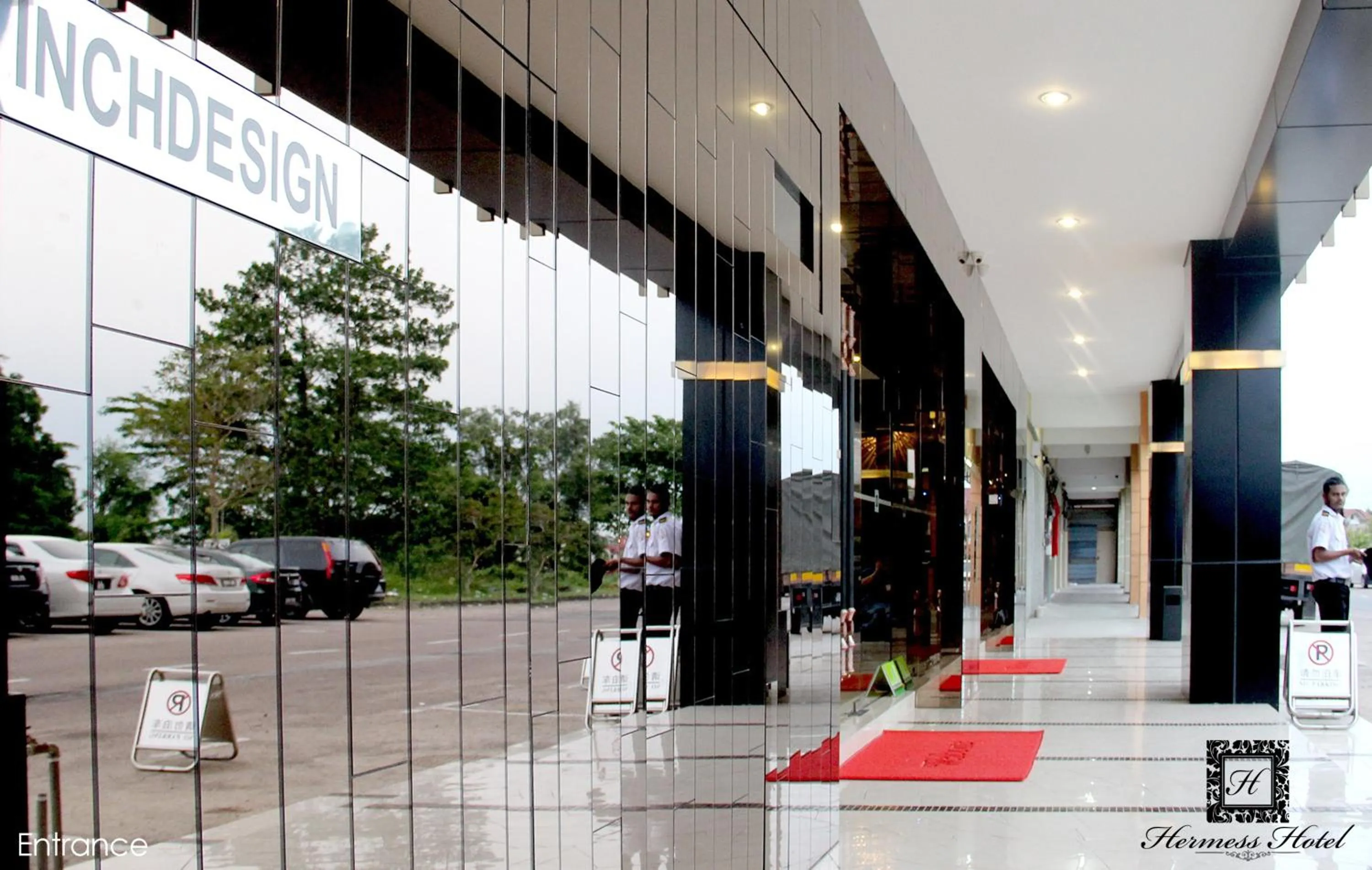 Facade/entrance in Hermess Hotel Johor
