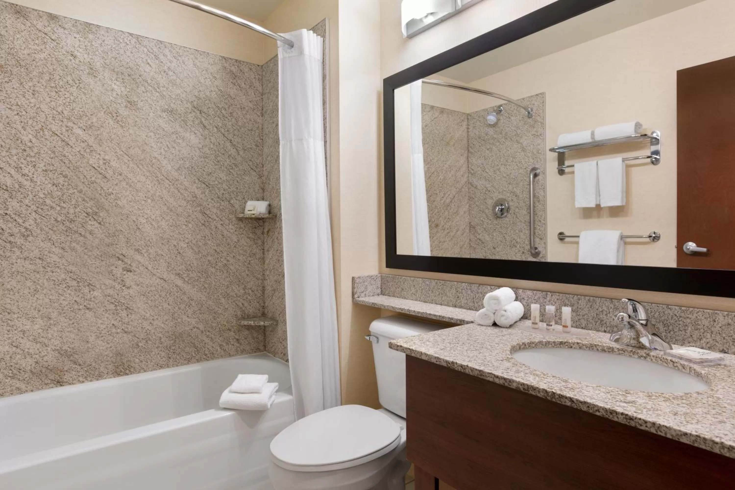 Shower in Days Inn & Suites by Wyndham Sherwood Park Edmonton