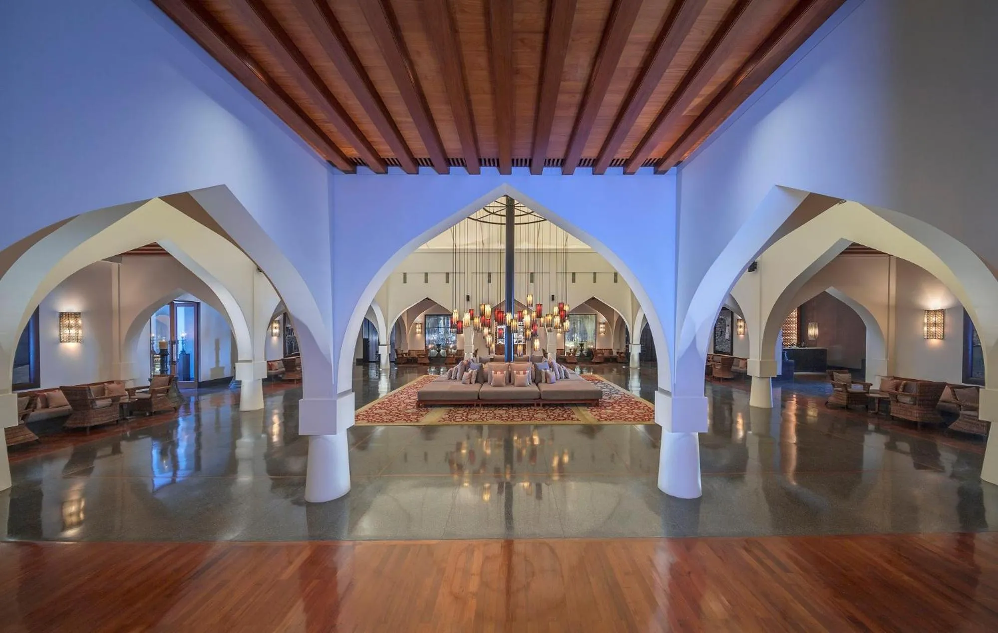 Lobby or reception in The Chedi Muscat