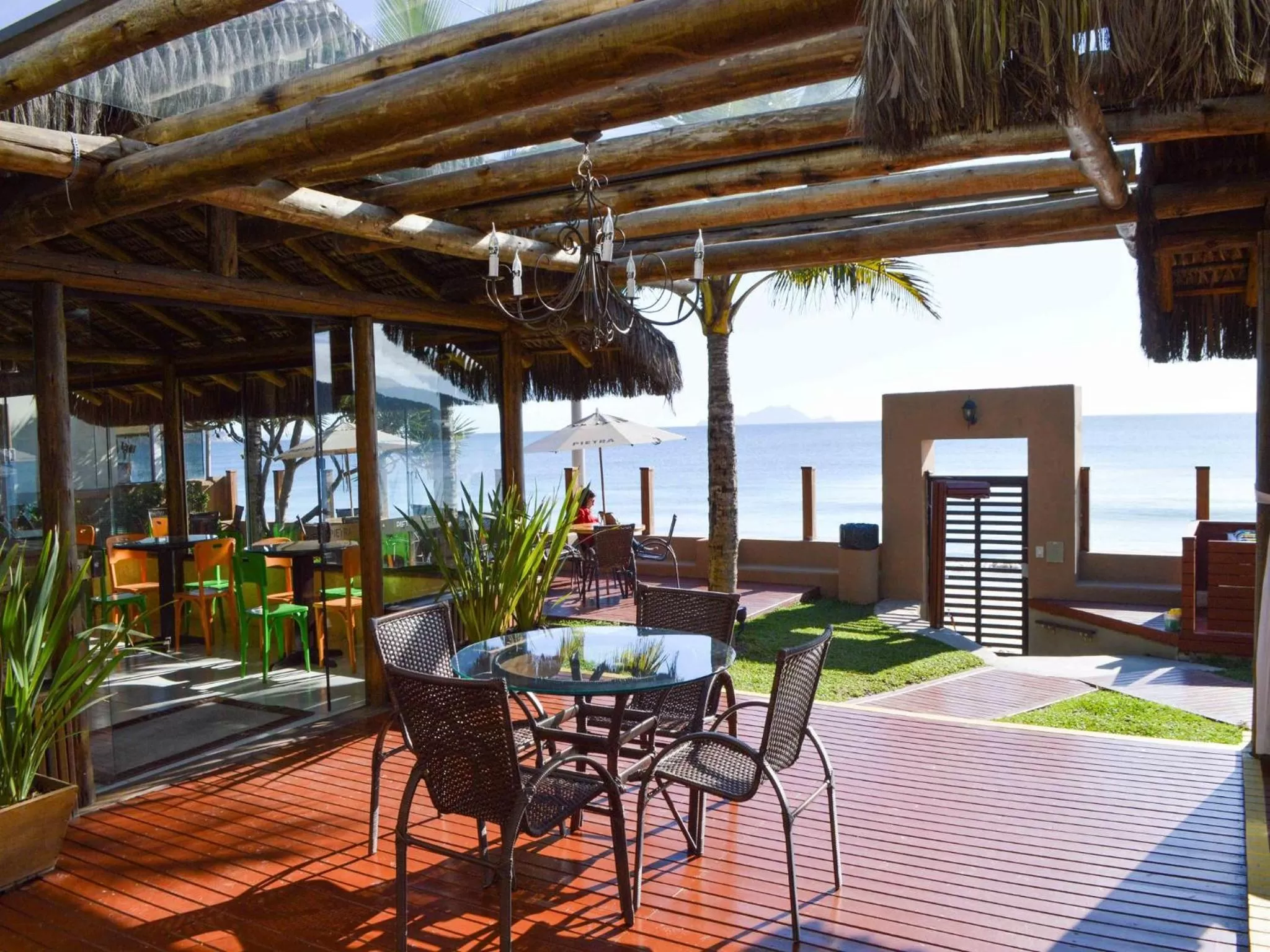 Patio in Flat Pietra