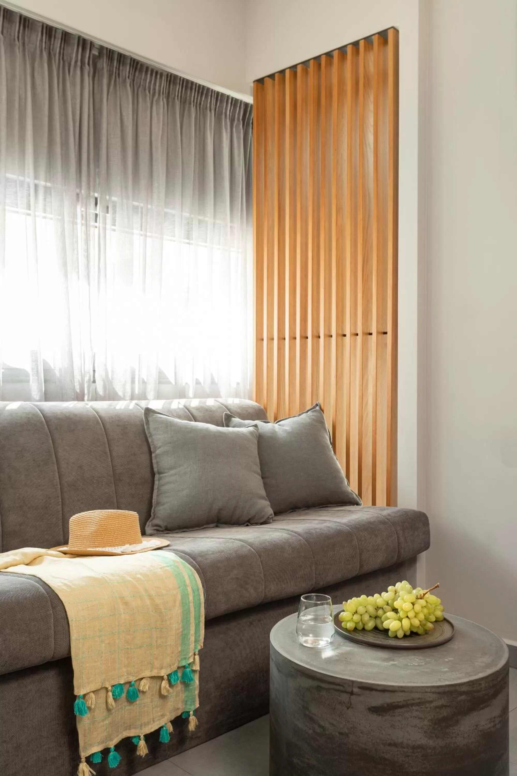 Living room in 11 Enteka Acropolis Suites