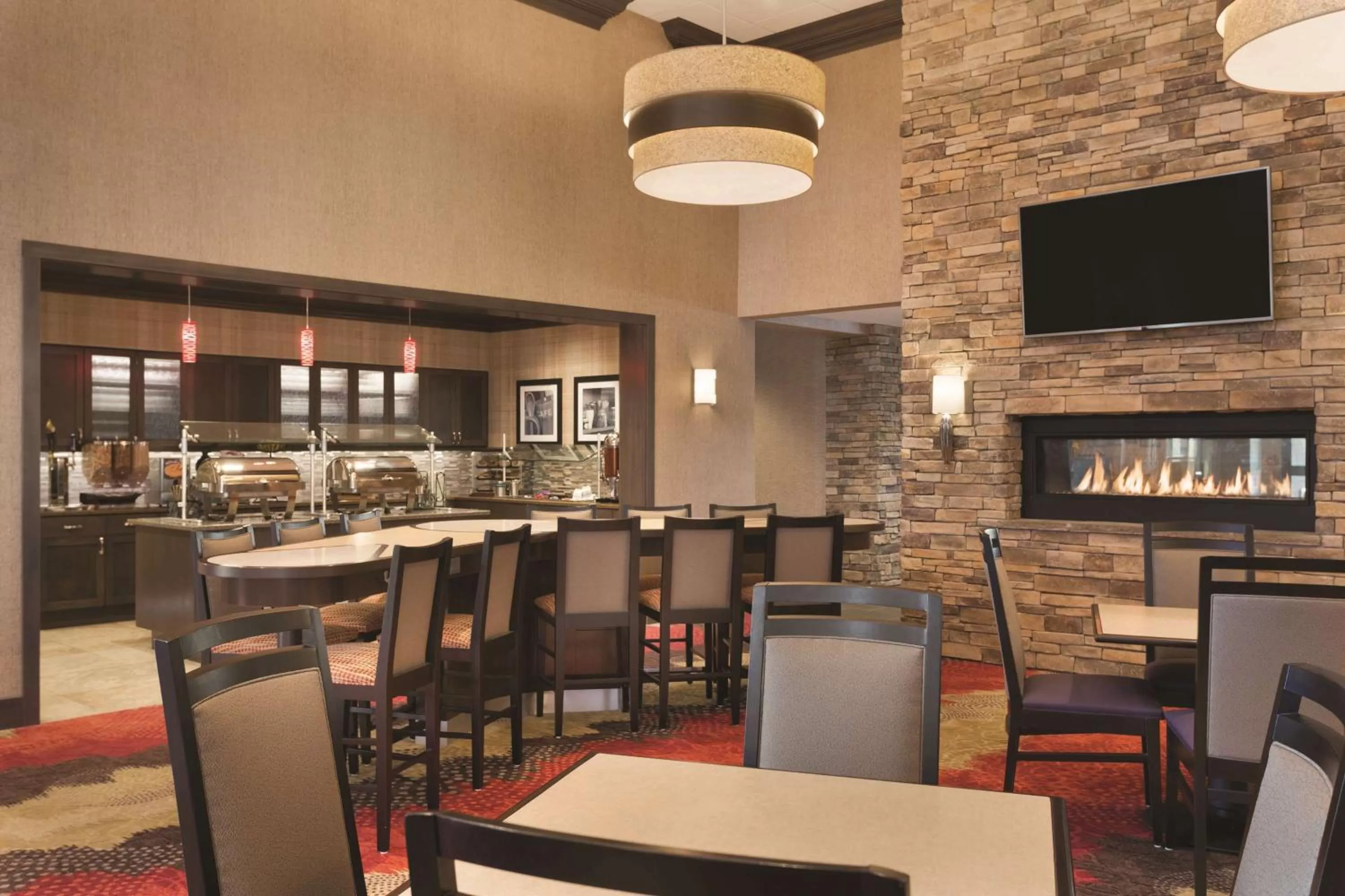 Dining area in Homewood Suites by Hilton West Des Moines/SW Mall Area