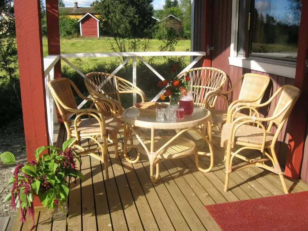 Balcony/Terrace in Tuukkalan Tila B&B