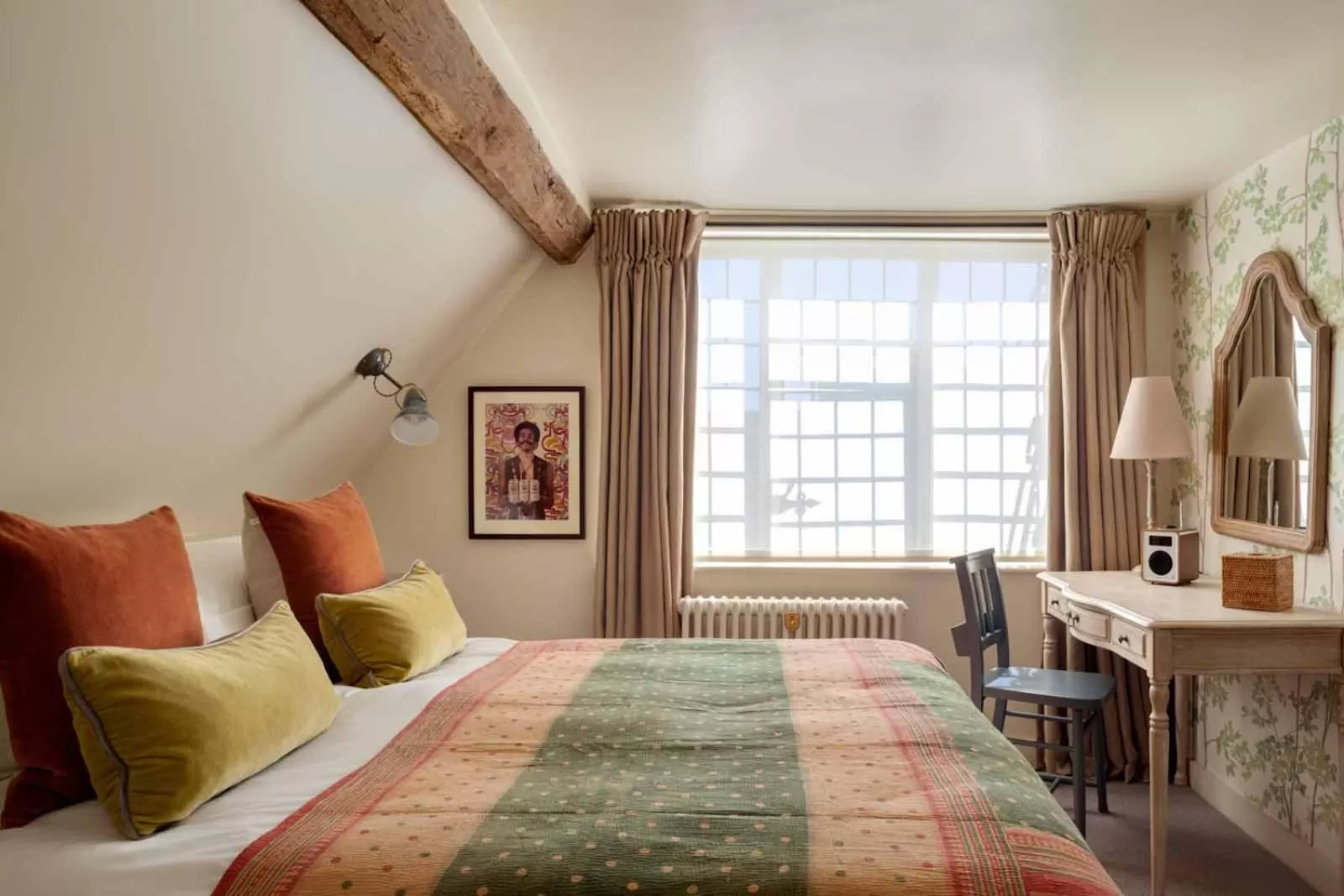 Bed in The Falstaff in Canterbury