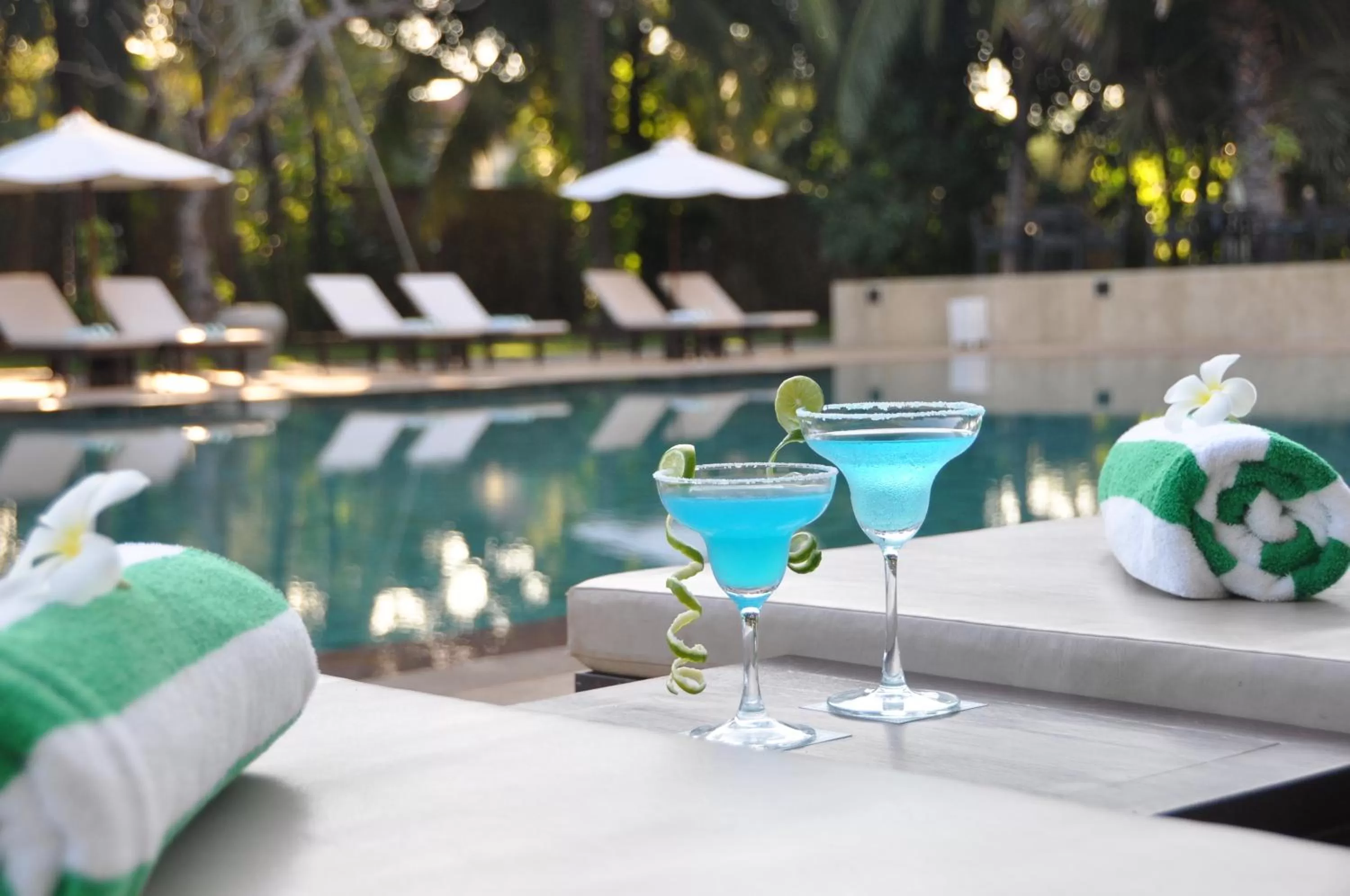 Swimming pool in Lotus Blanc Resort