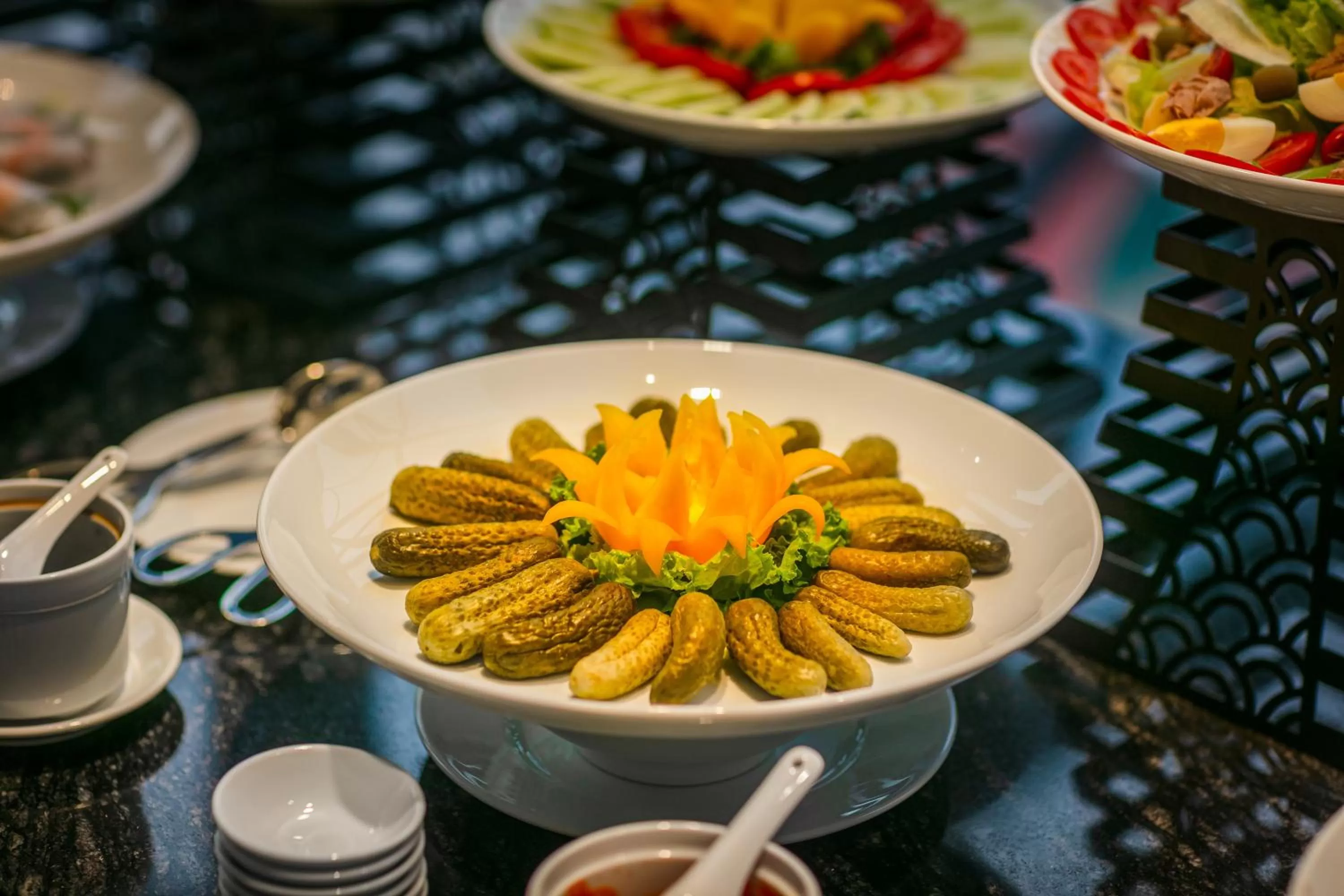 Buffet breakfast in MAY DE VILLE Lakeside Hotel