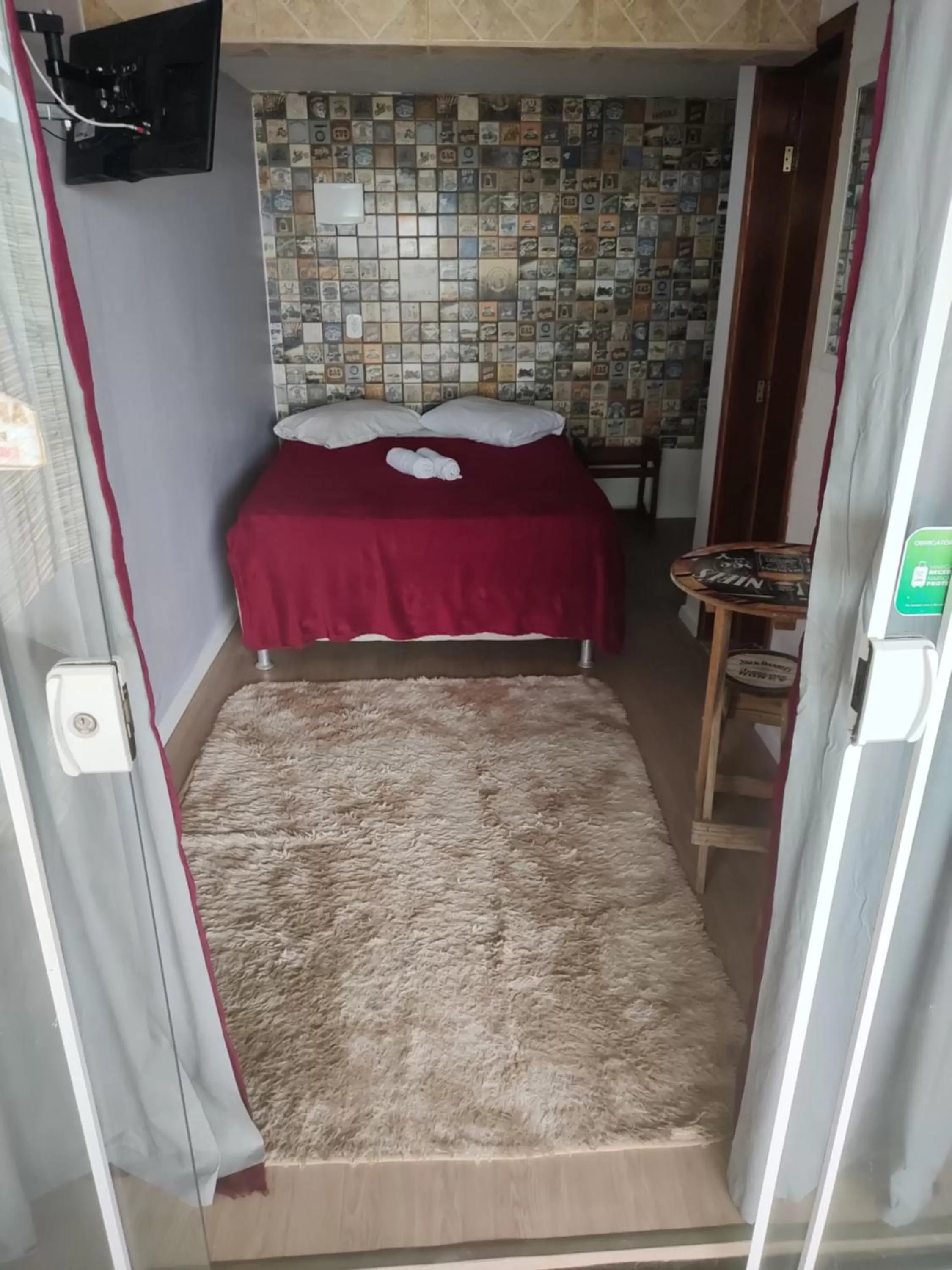 Bedroom, Bed in Pousada Bela Vista Maricá