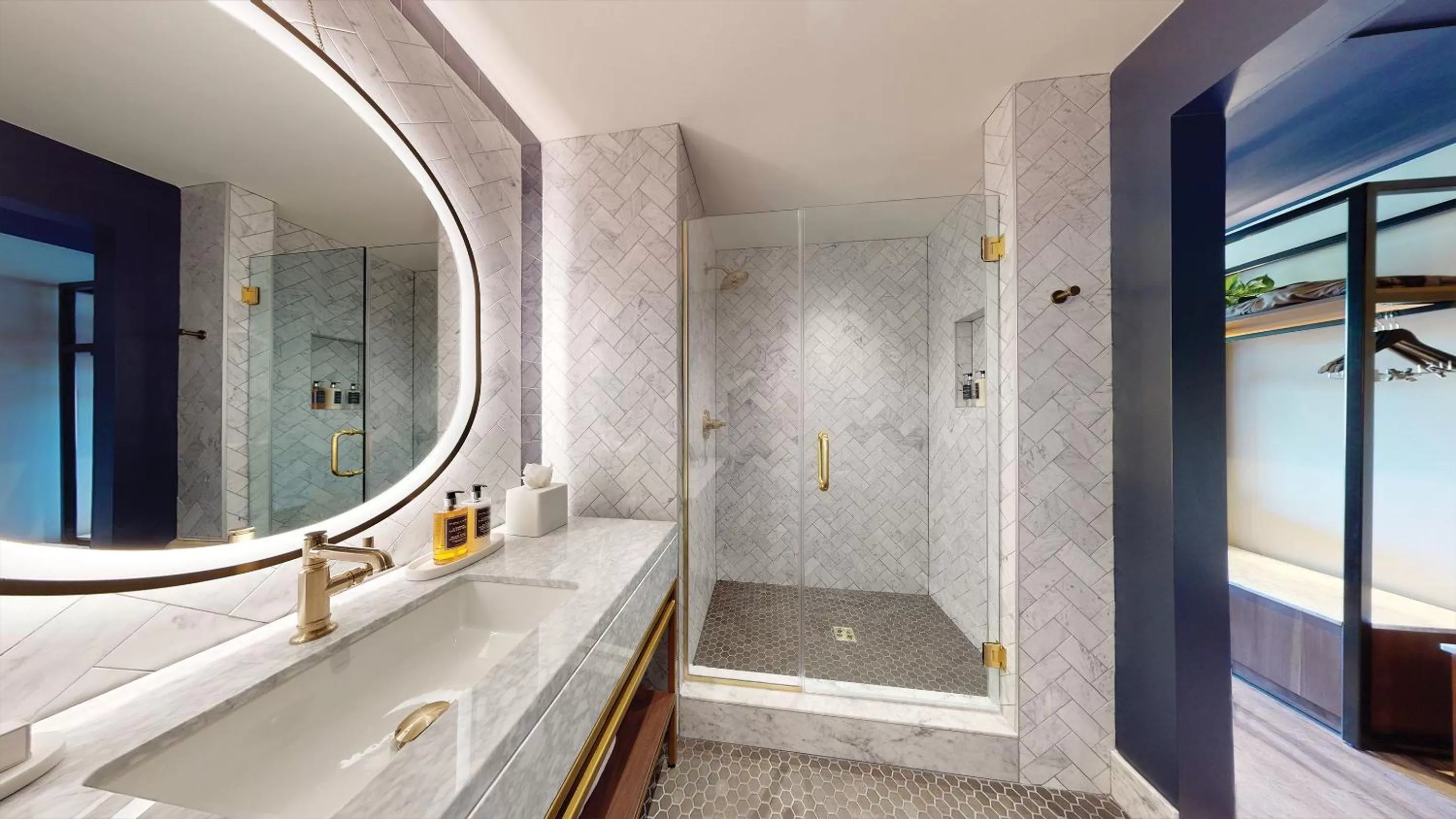 Shower in The Restoration Asheville