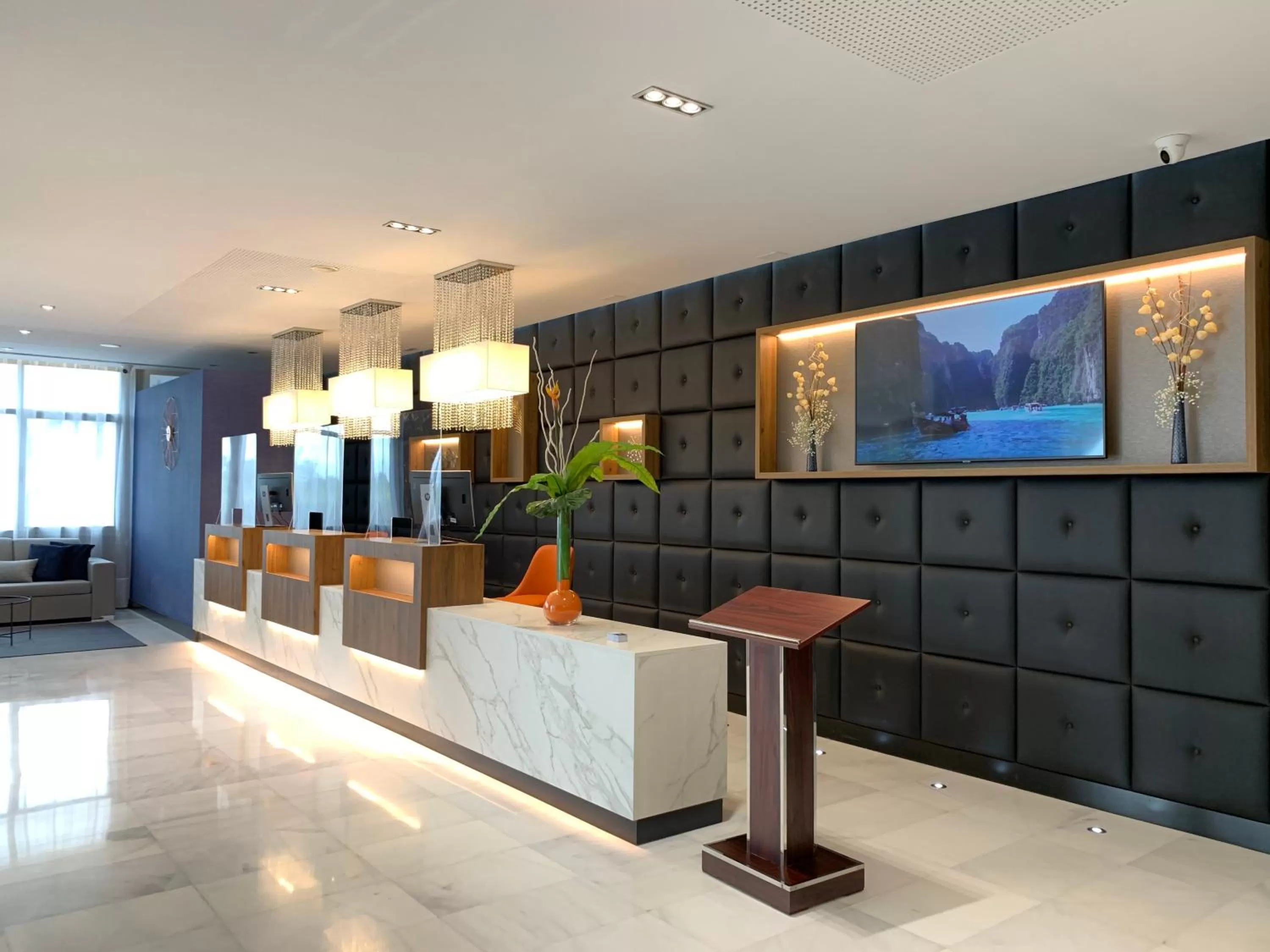 Lobby or reception in Hotel Villa Odon