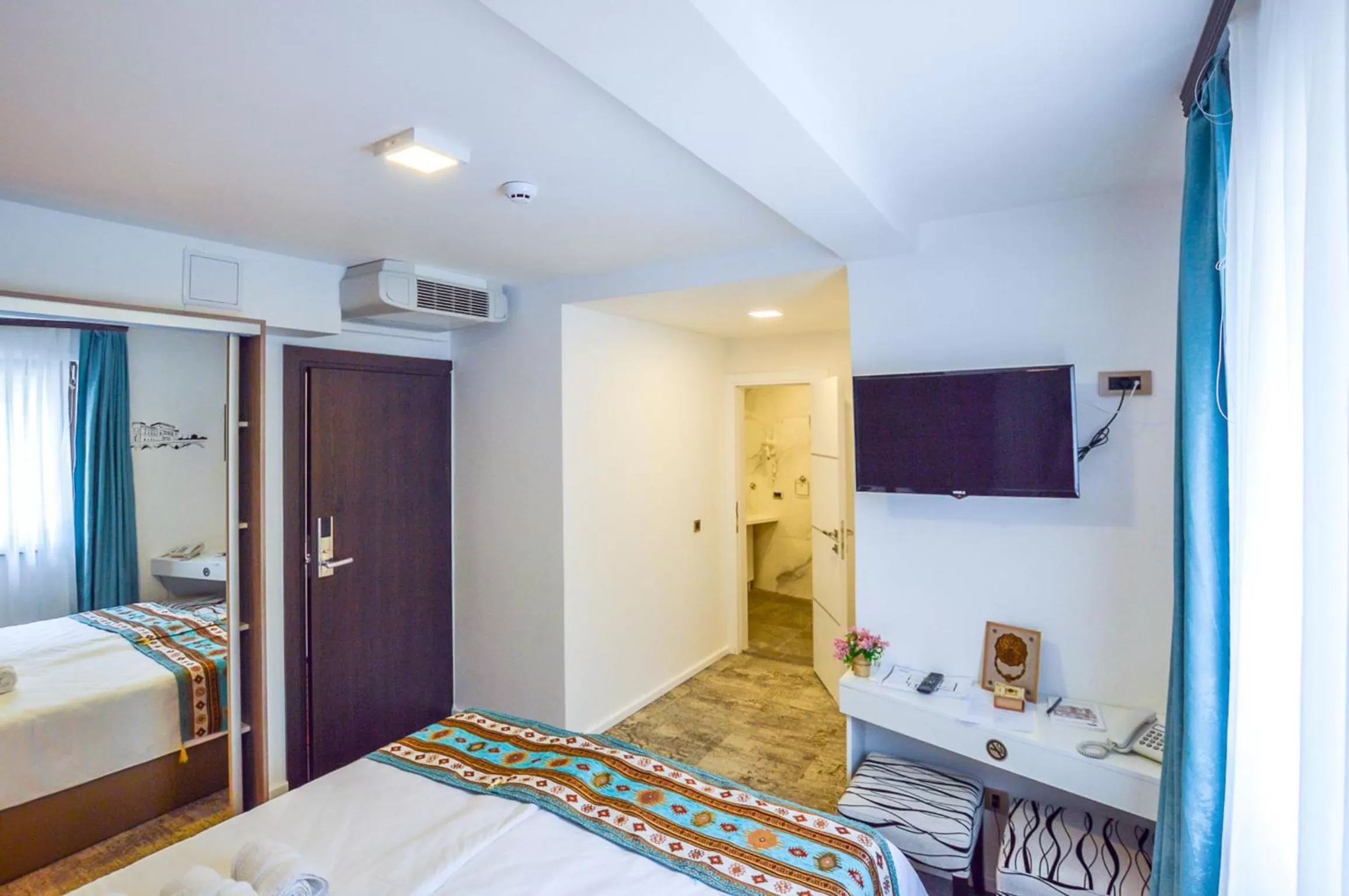 Decorative detail, TV/Entertainment Center in Heritage Hotel Gate of Sarajevo