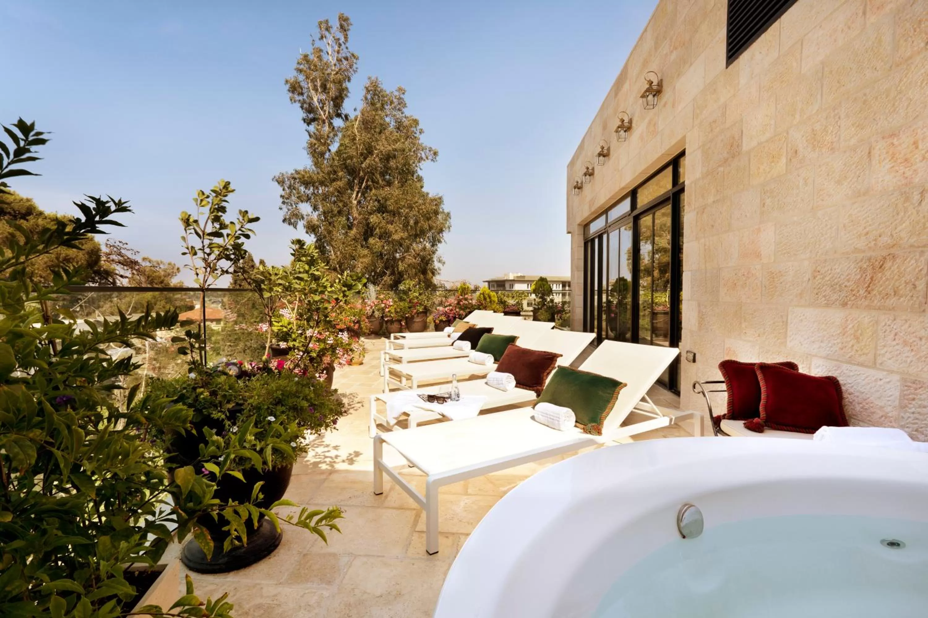 Balcony/Terrace in Villa Brown Jerusalem, a member of Brown Hotels