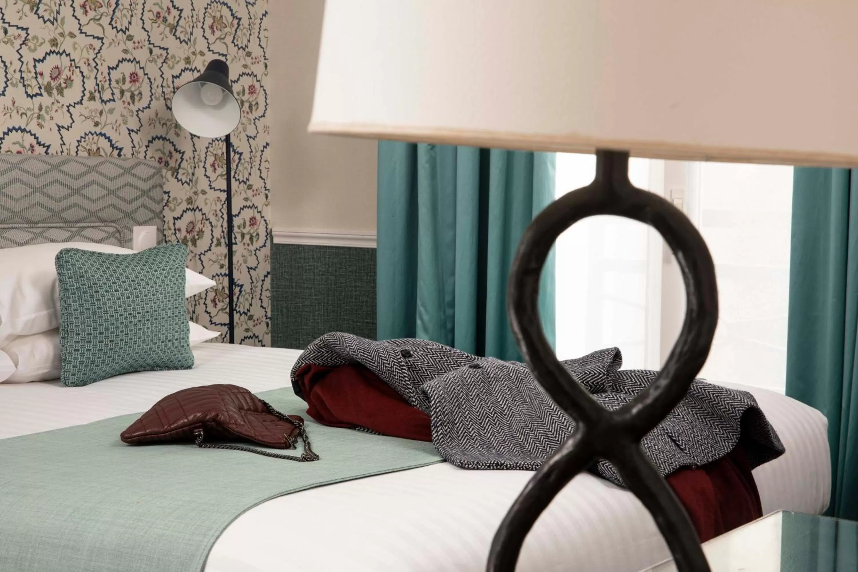 Bed in Hotel Relais Bosquet by Malone