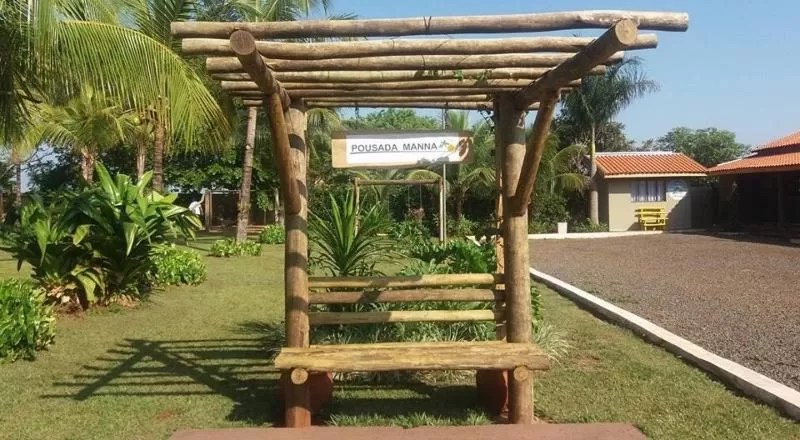 Patio, Garden in Pousada Manna