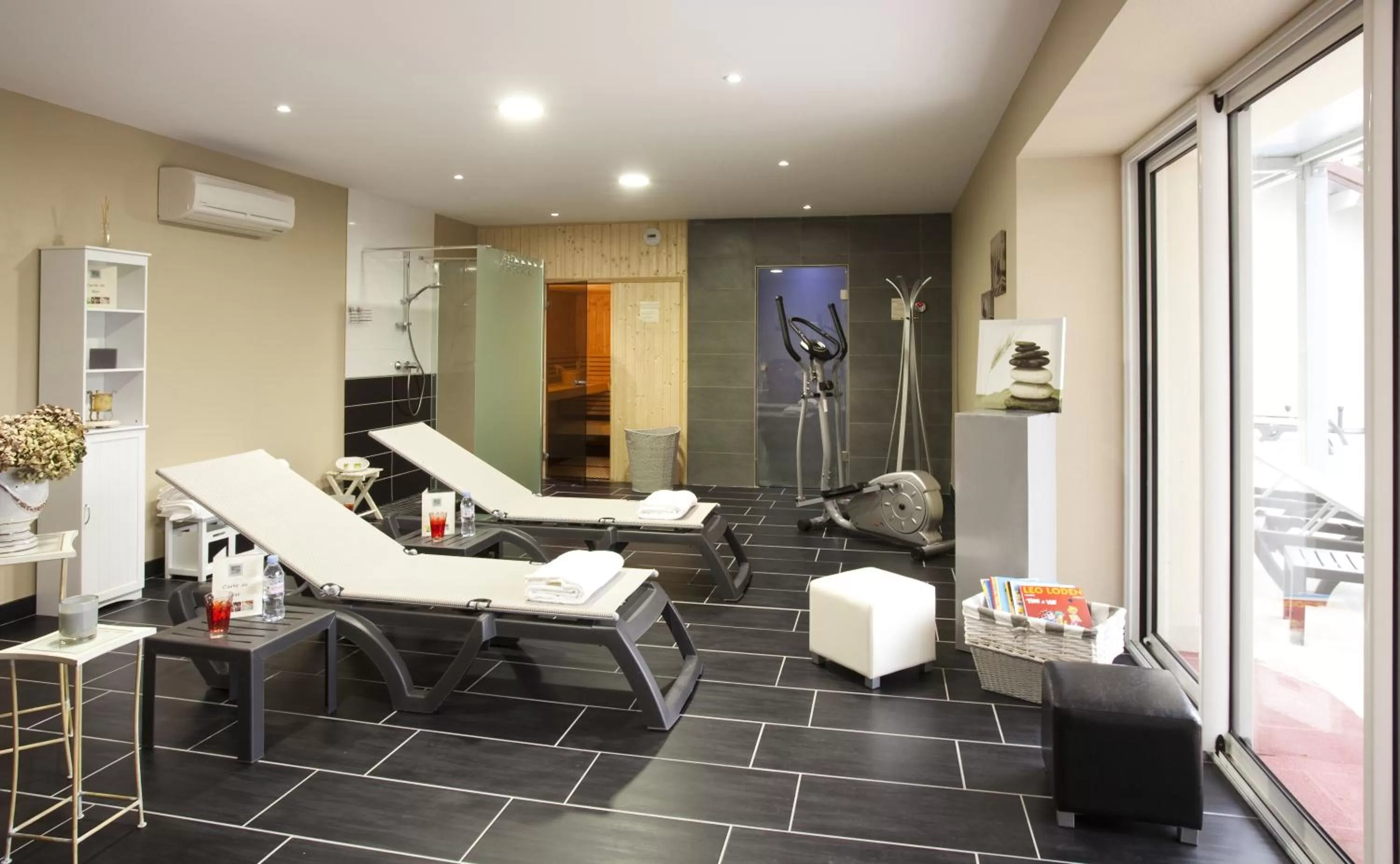 Patio in Hotel Blanc