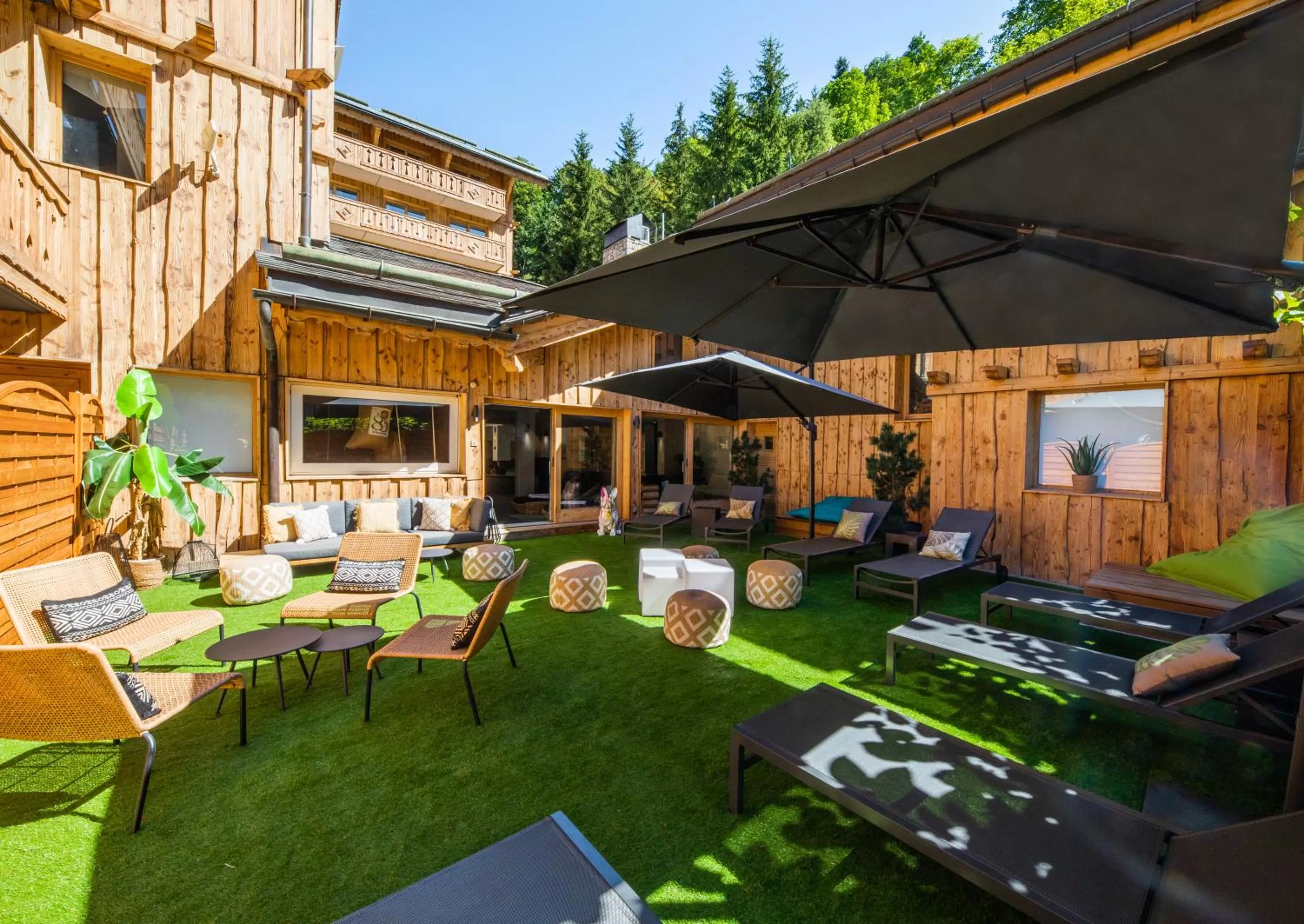 Swimming pool in Hotel La Chaudanne