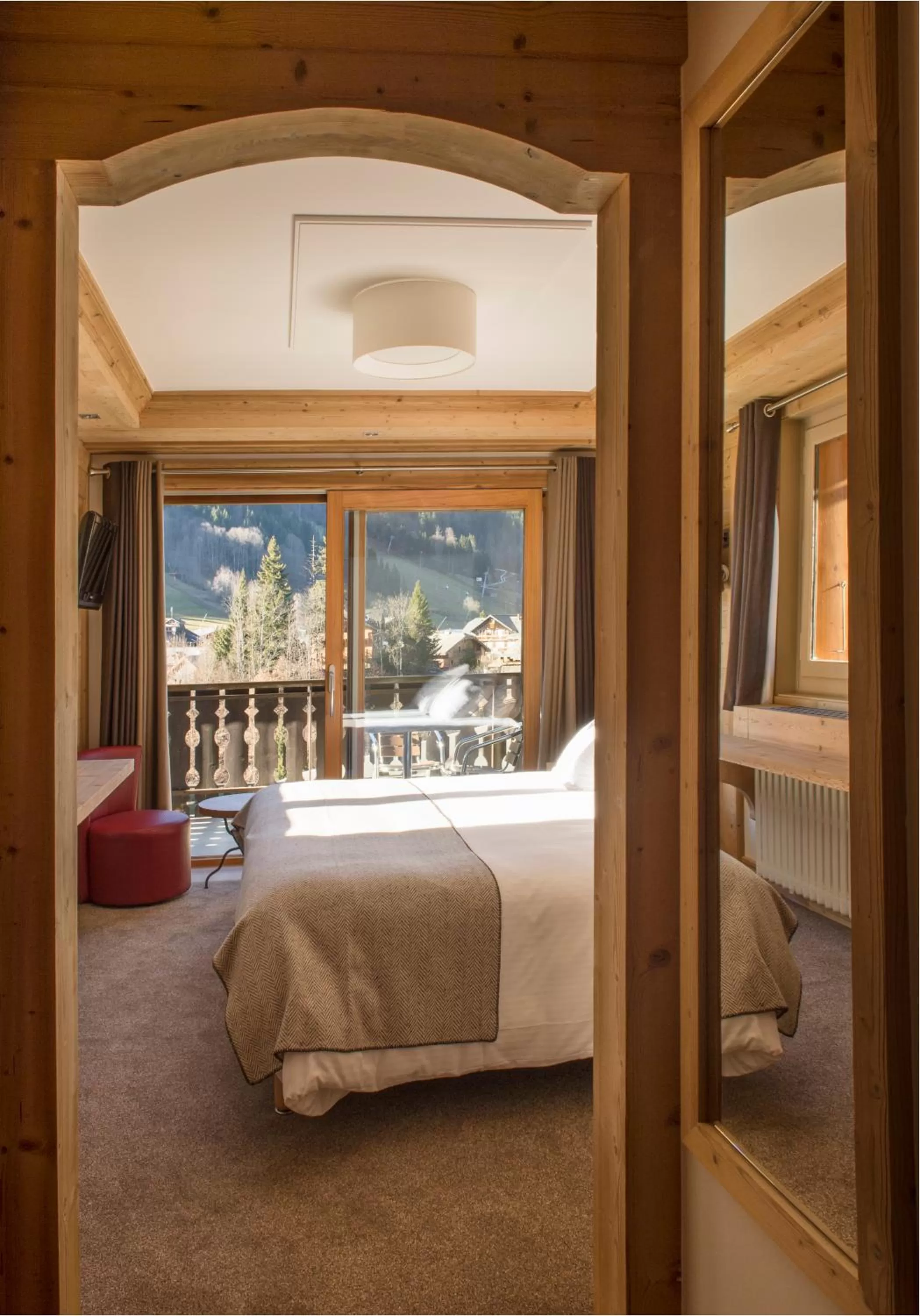 Bed in Hotel le Petit Dru