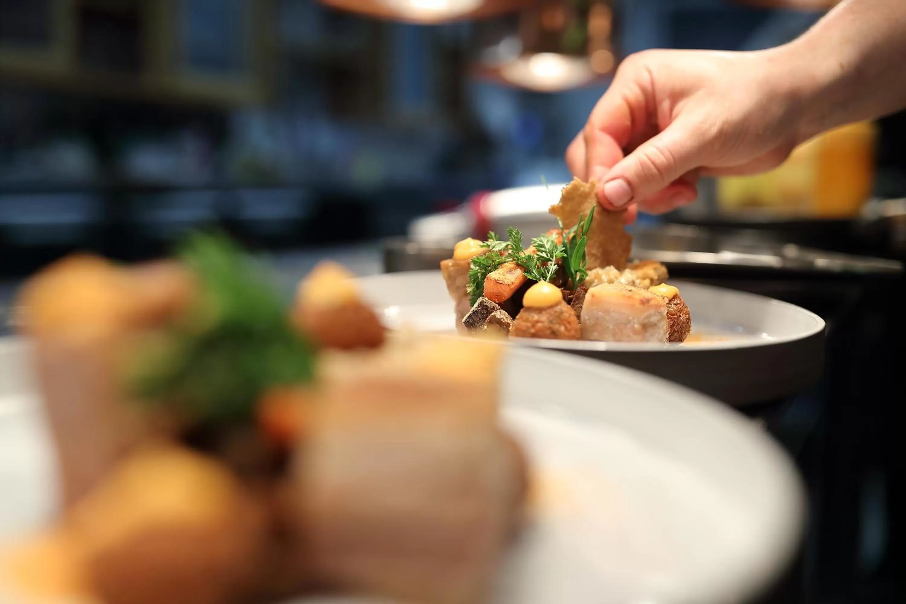 Food close-up in Biohotel-Restaurant Rose