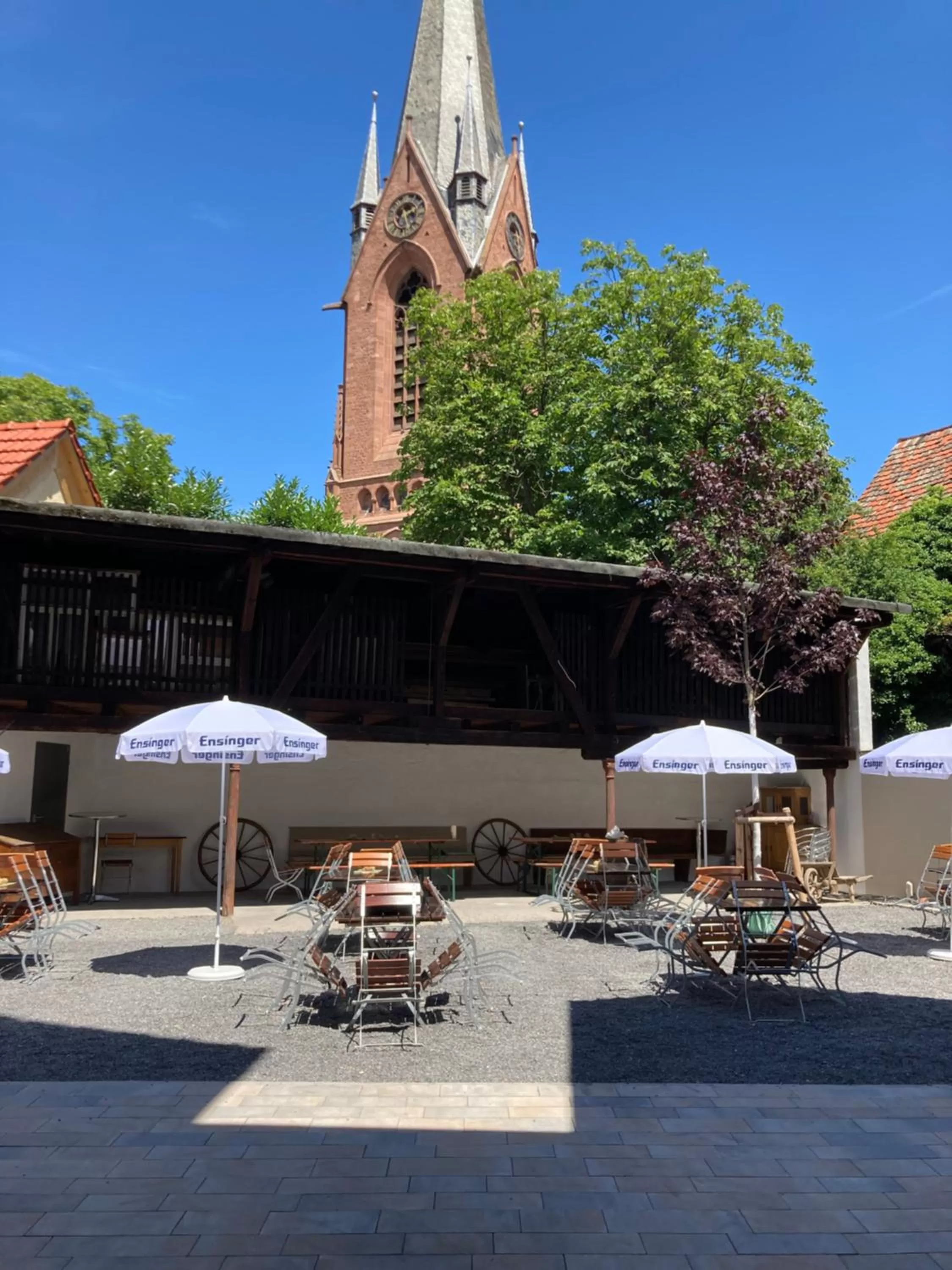 Patio, Property Building in BürgerhausLöwen
