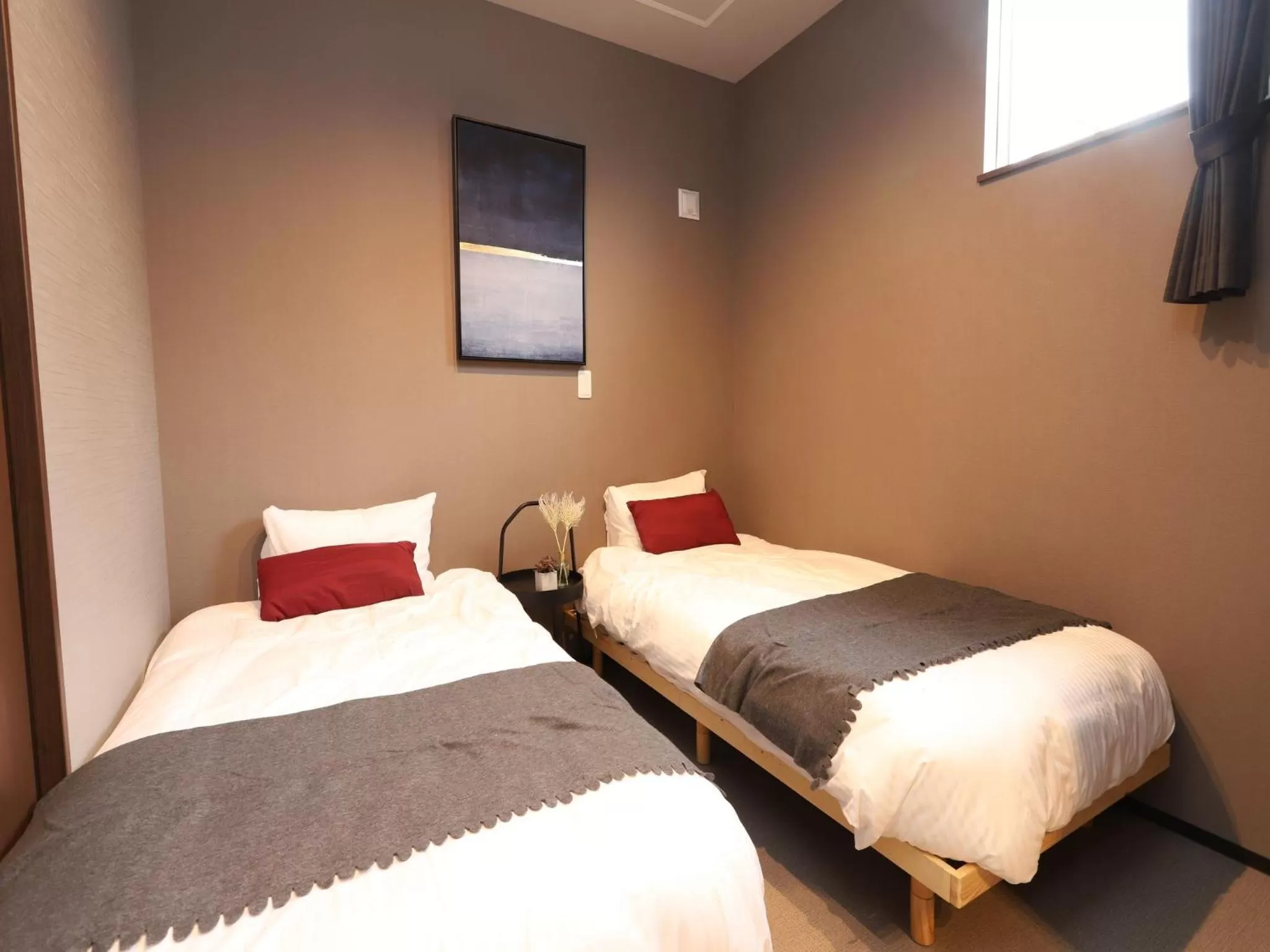 Photo of the whole room, Bed in UCHI Living Stay Sapporo Kikusui