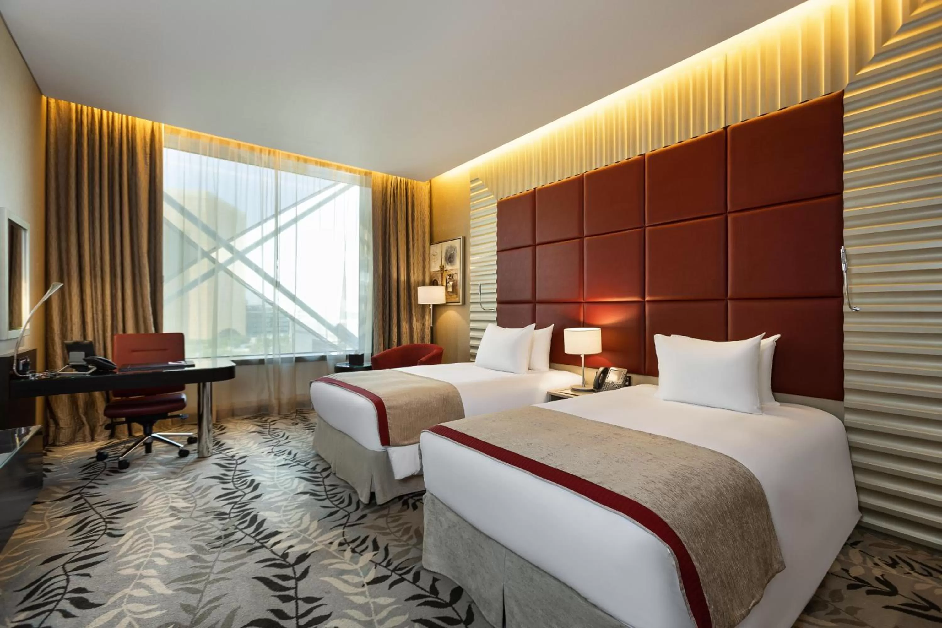 Photo of the whole room, Bed in Crowne Plaza Riyadh - RDC Hotel & Convention by IHG