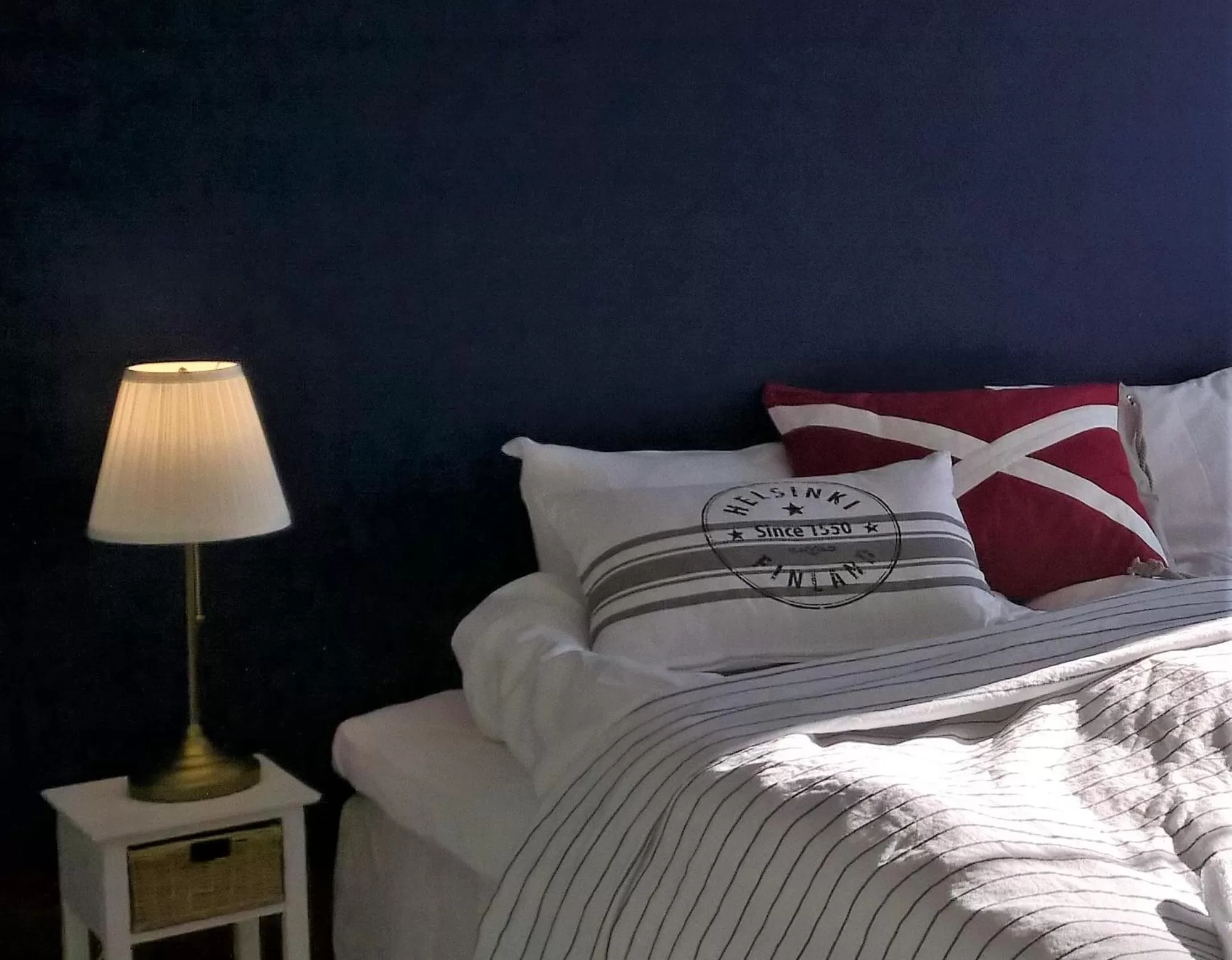 Bed in Villa Jokivarsi Bed & Breakfast