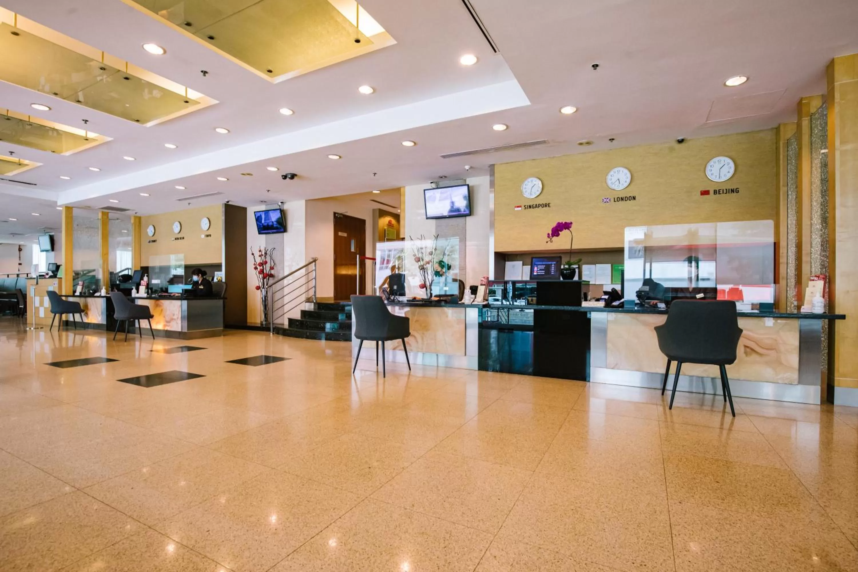 Lobby or reception in Hotel Royal Queens