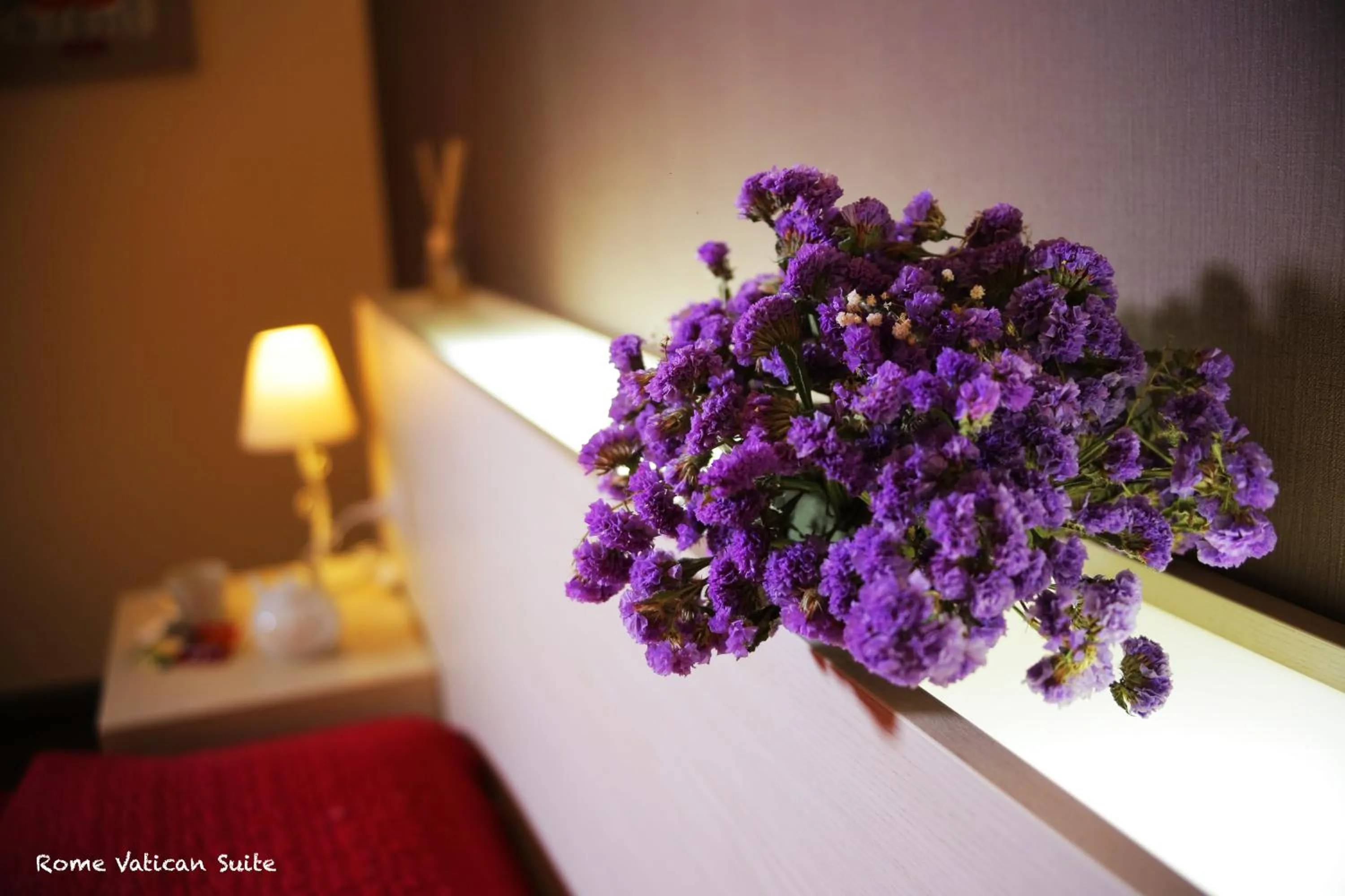 Decorative detail, Bed in Rome Vatican Suite