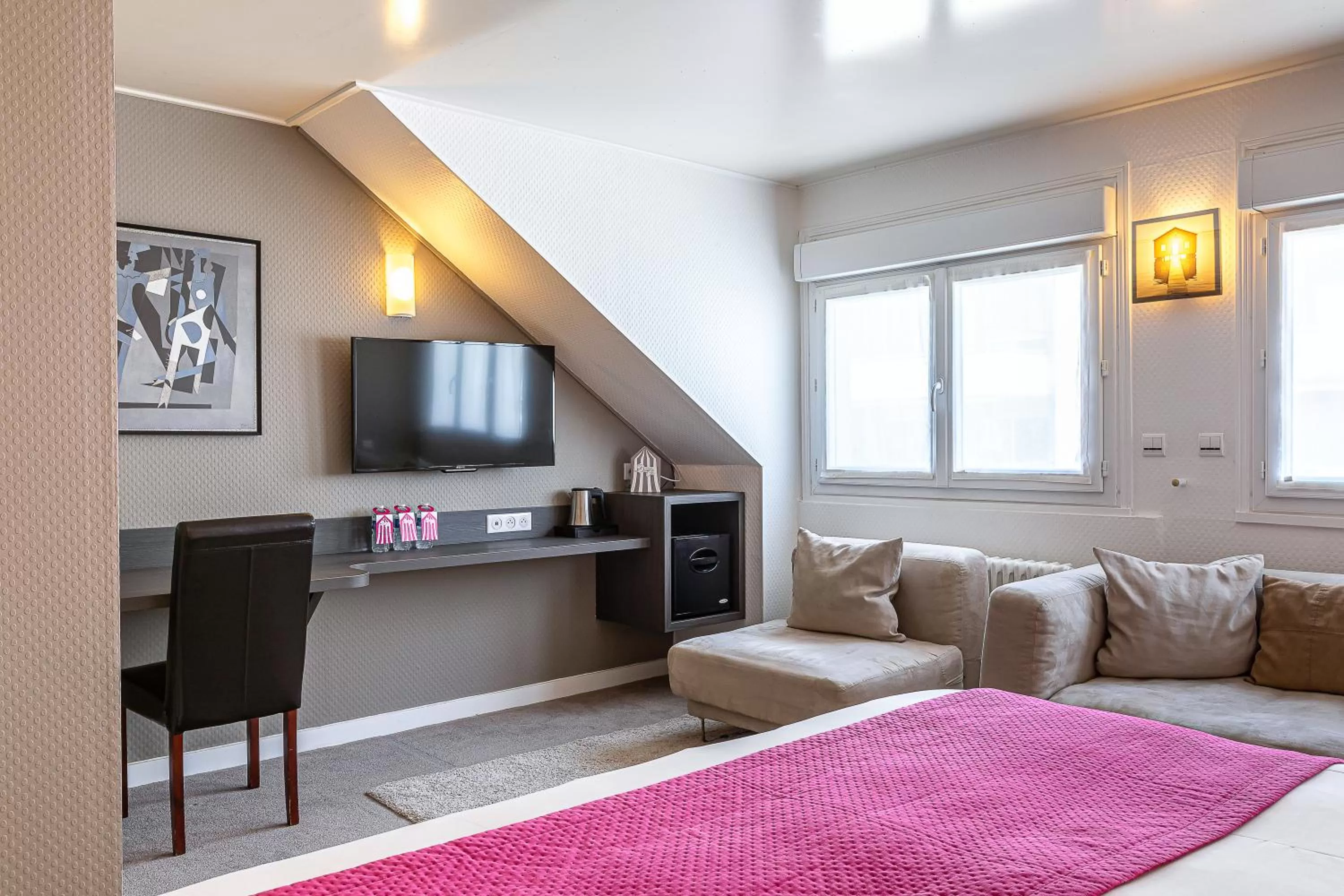 Bedroom, Bed in Hotel Des Dunes