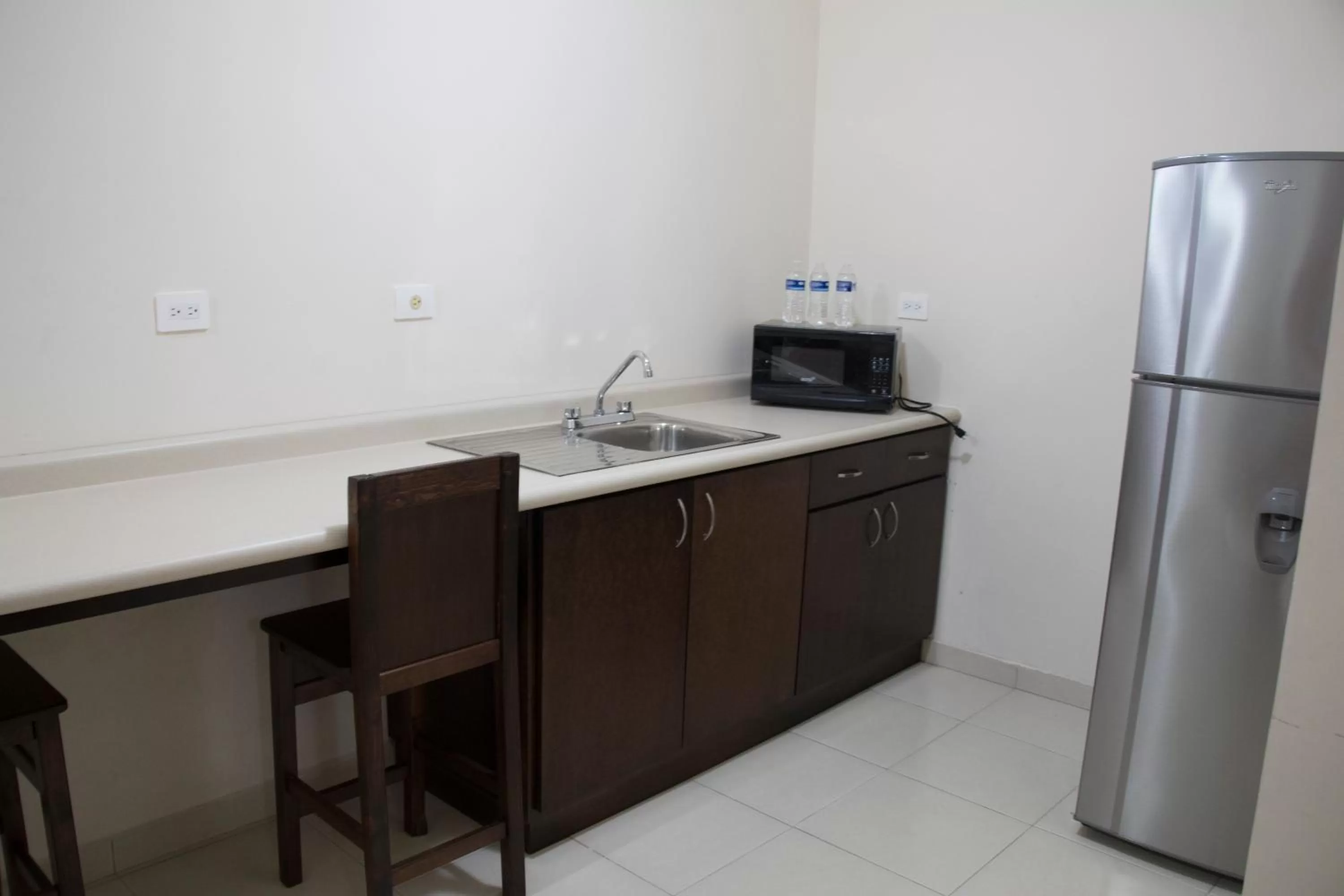 Kitchen or kitchenette in Hotel Nápoles