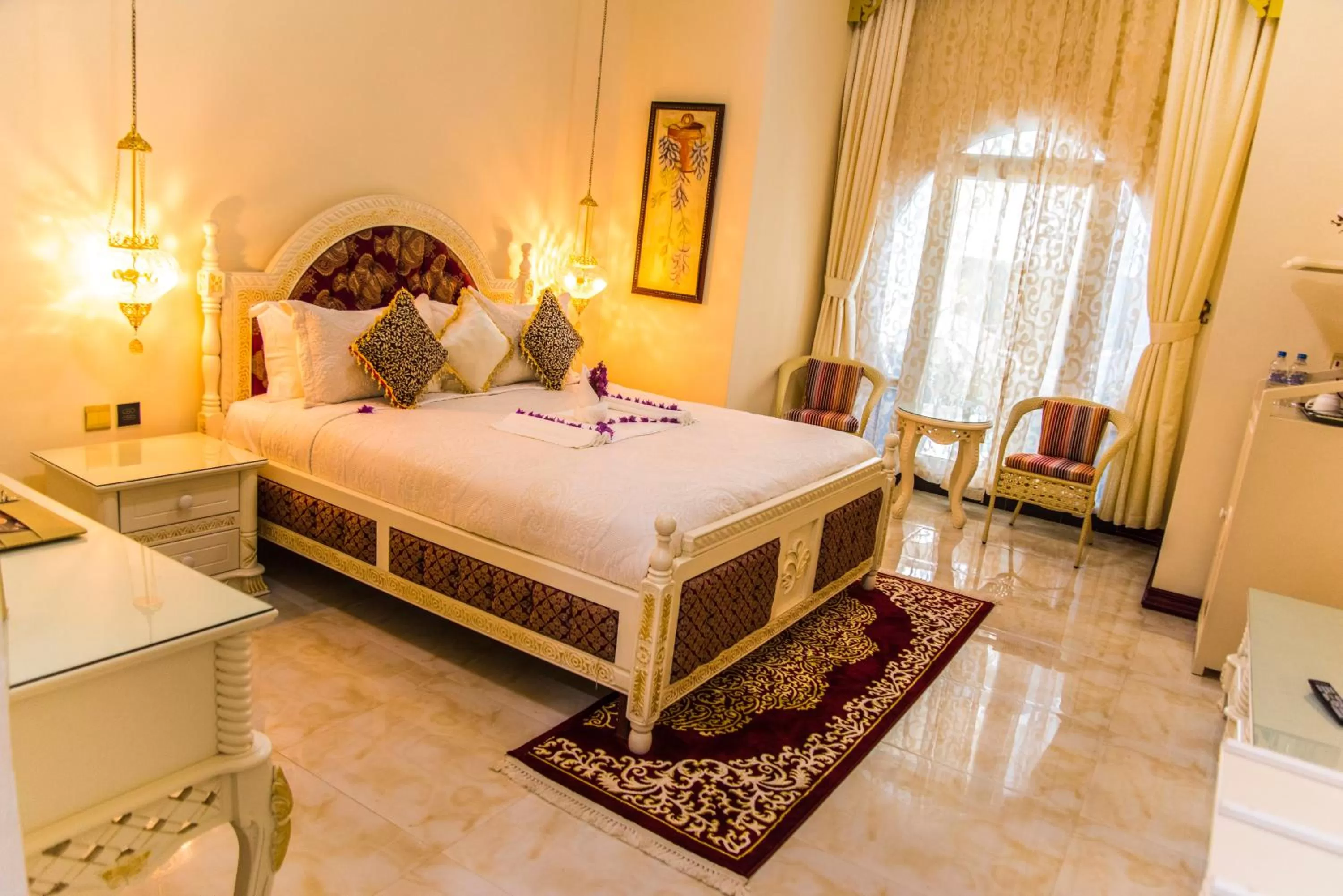 Bed in Madinat Al Bahr Business & Spa Hotel