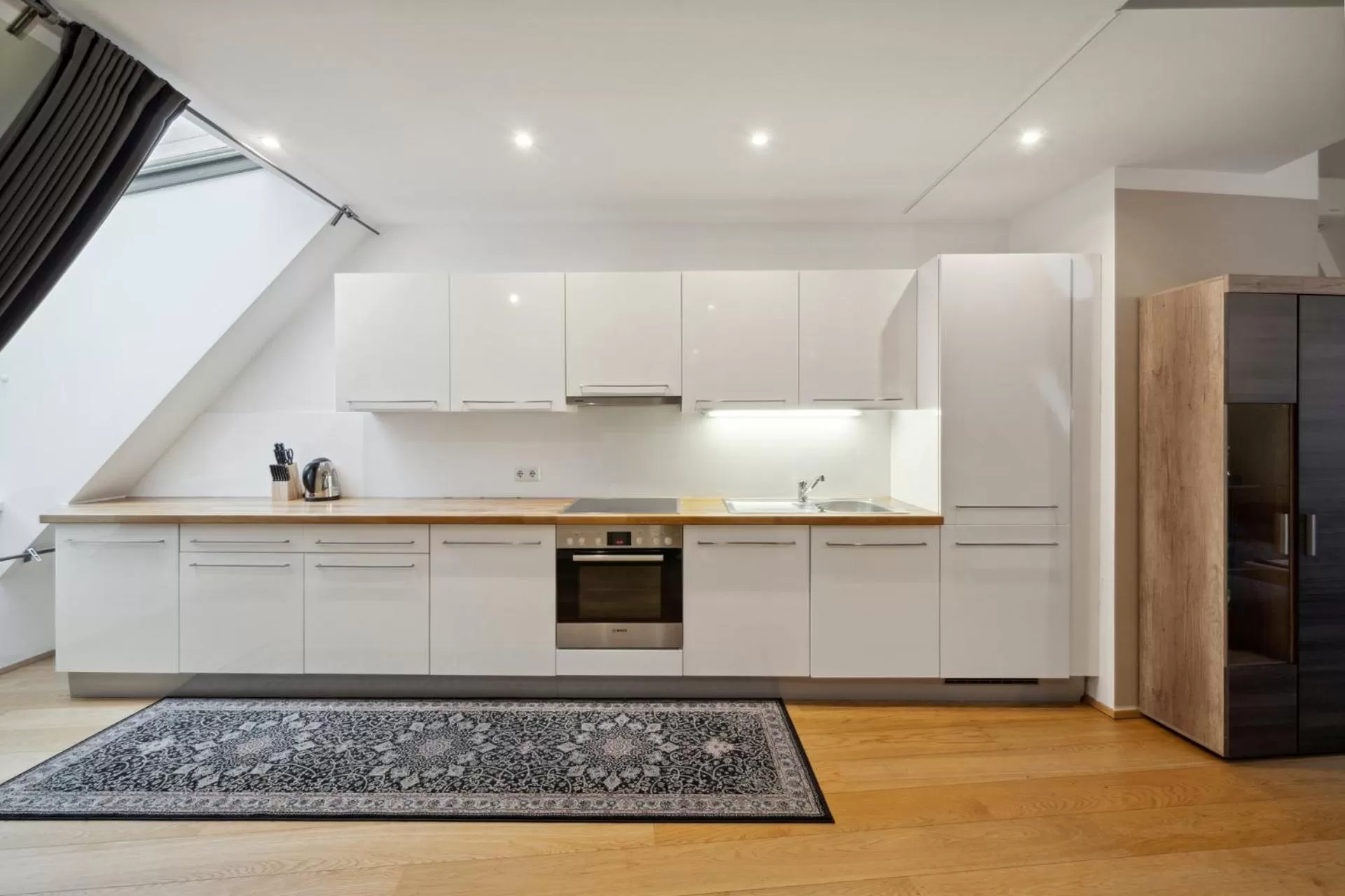 Kitchen or kitchenette, Kitchen/Kitchenette in Florian's apartments in Mariahilf Vienna