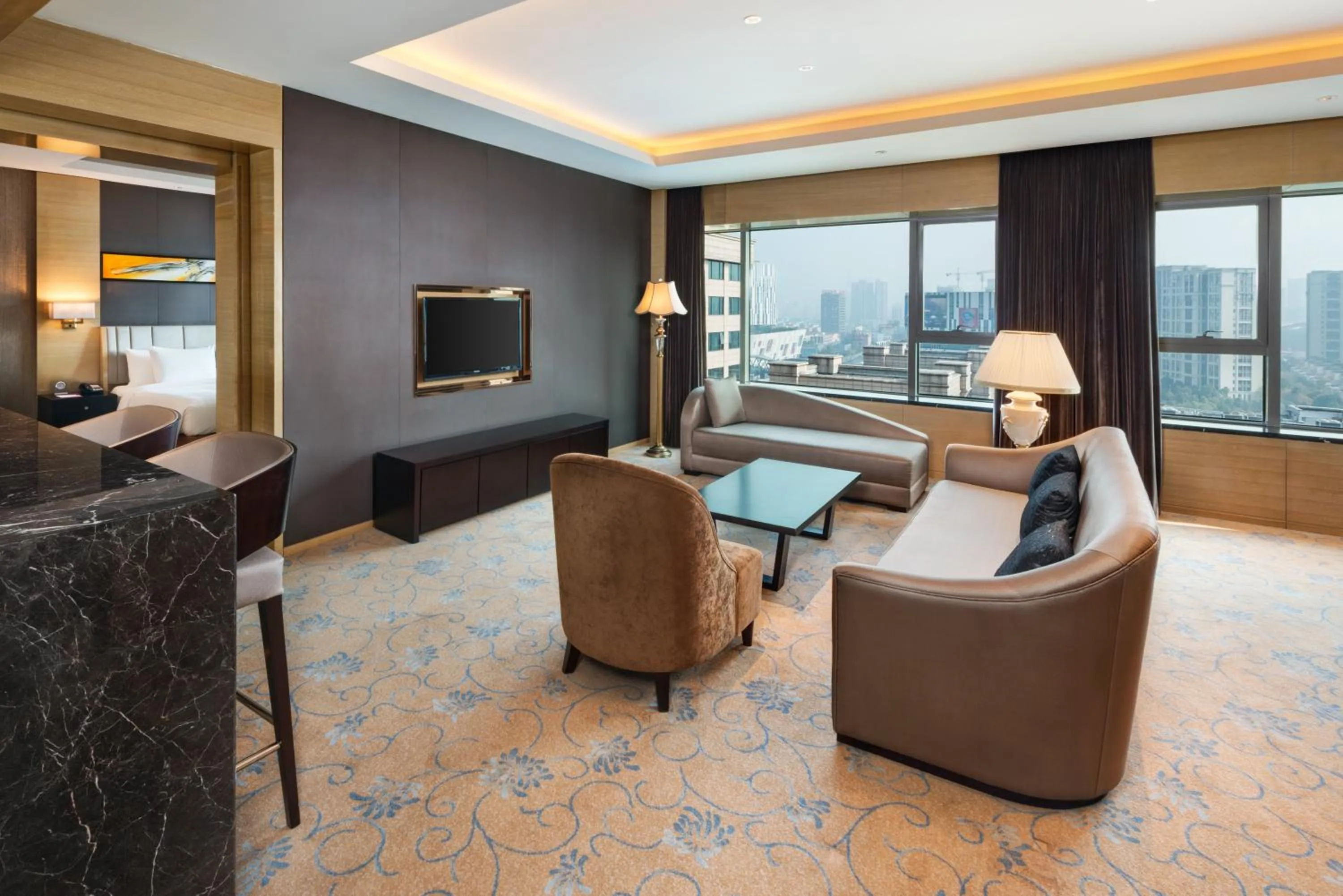 Photo of the whole room in Crowne Plaza Shanghai Noah Square by IHG