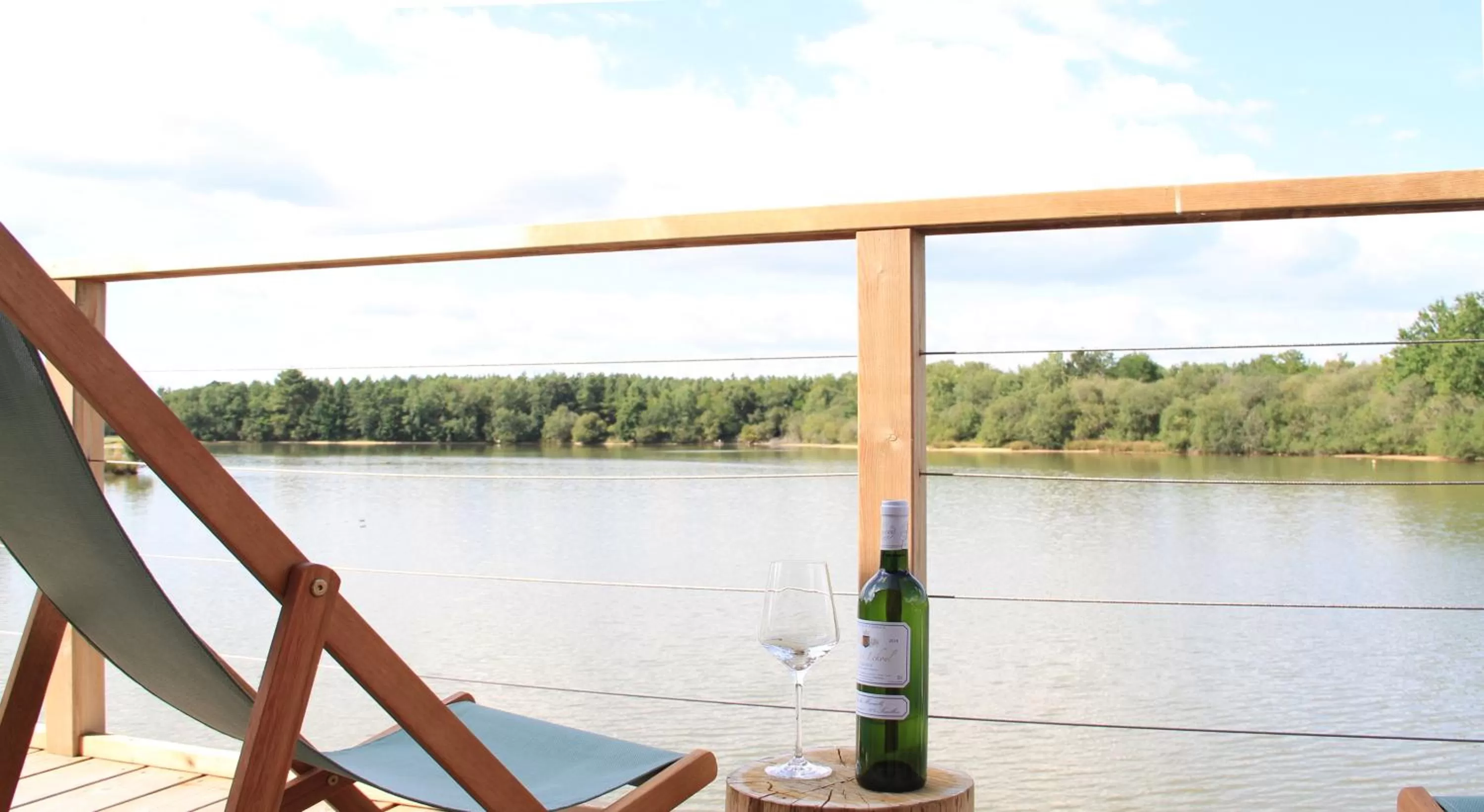 View (from property/room) in Écolodges du Golf du Sauternais