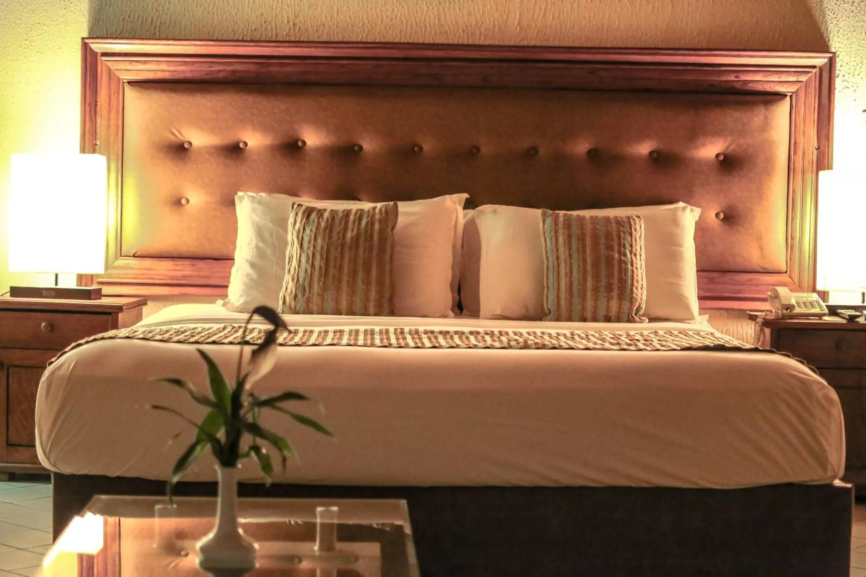 Bed in Fini Hotel Bobende