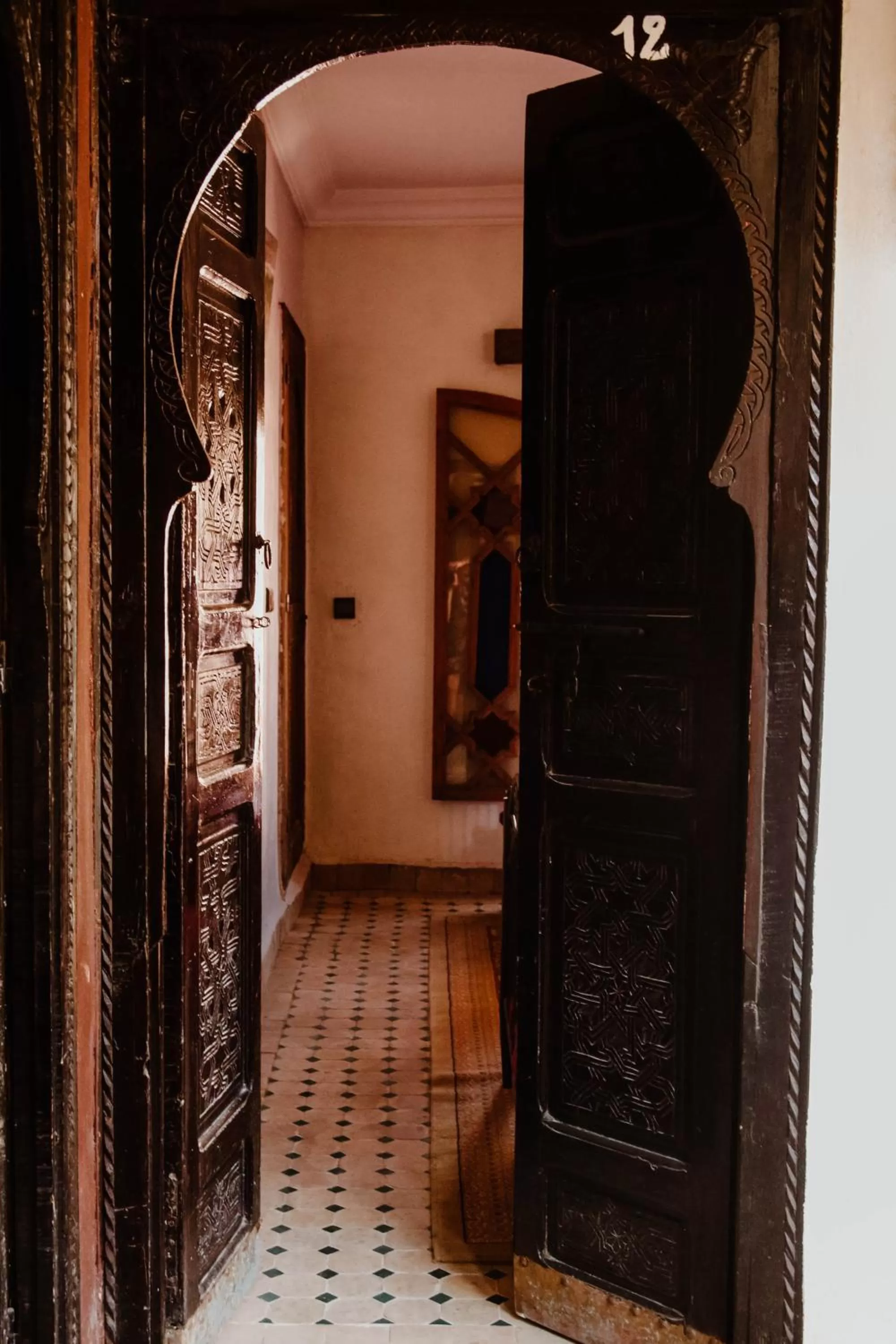 Decorative detail in Riad Salma de Groot