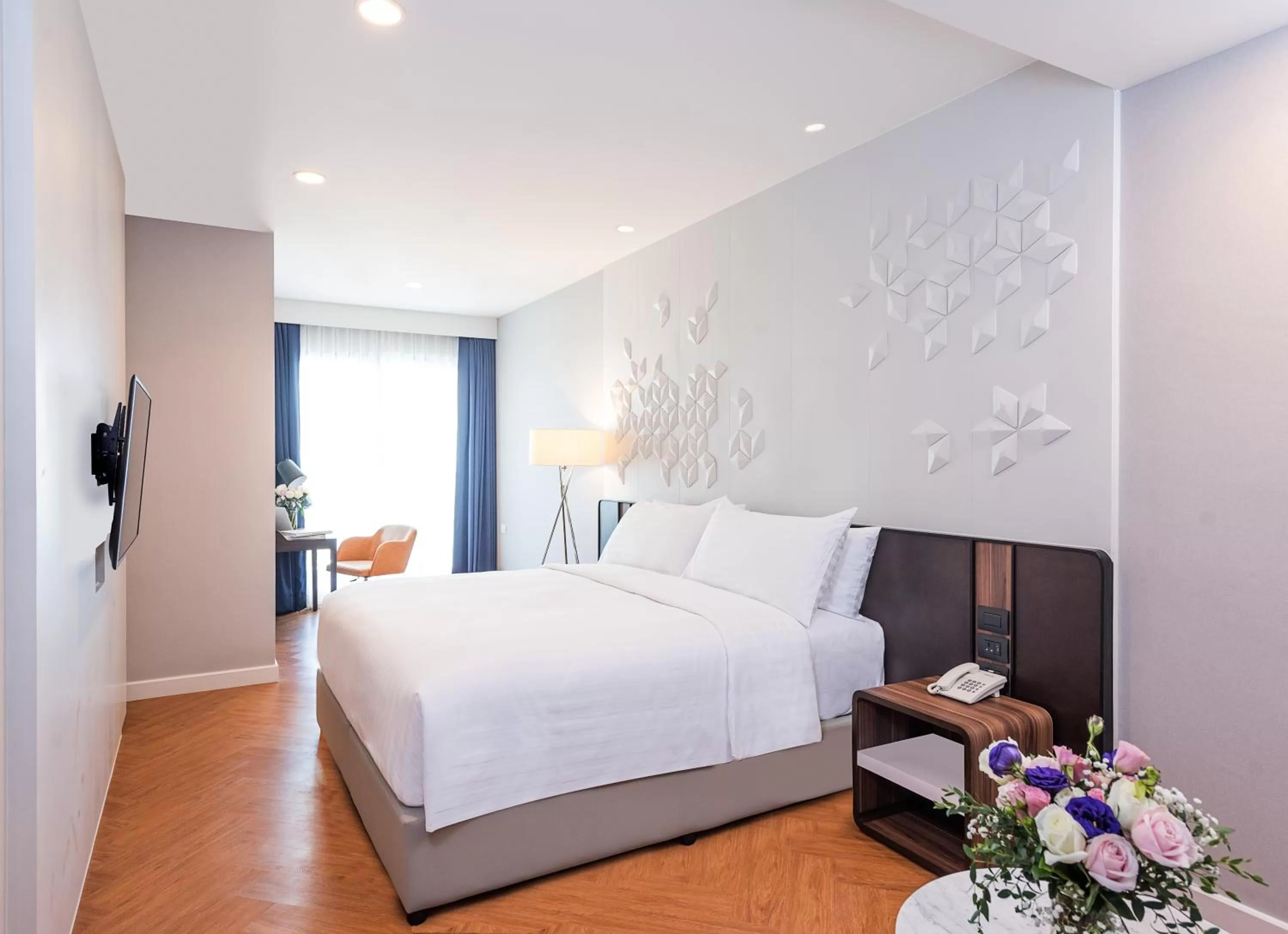 Bedroom, Bed in Amanta Hotel & Residence Sathorn