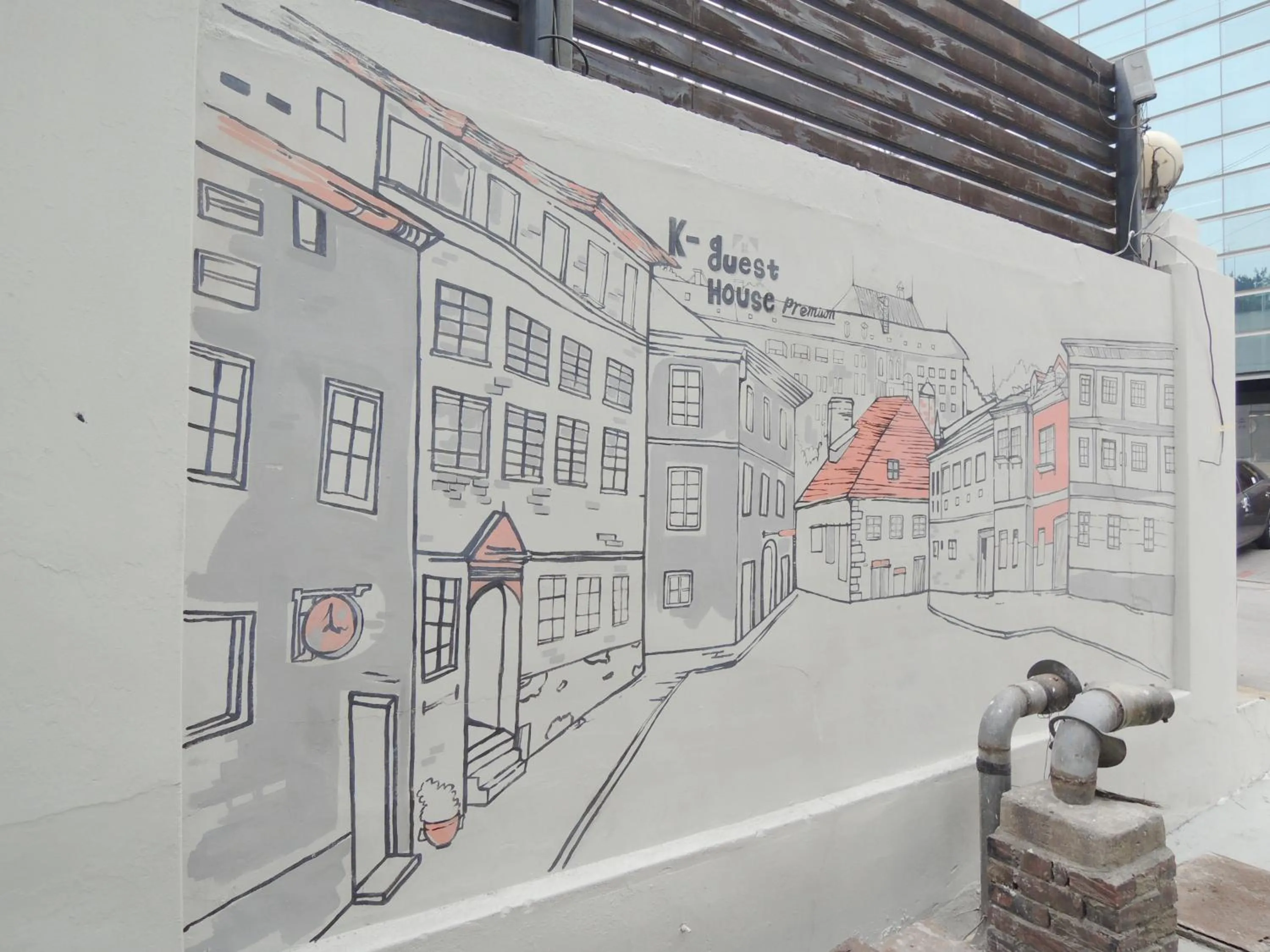 Facade/entrance in K-Grand Hostel Gangnam1